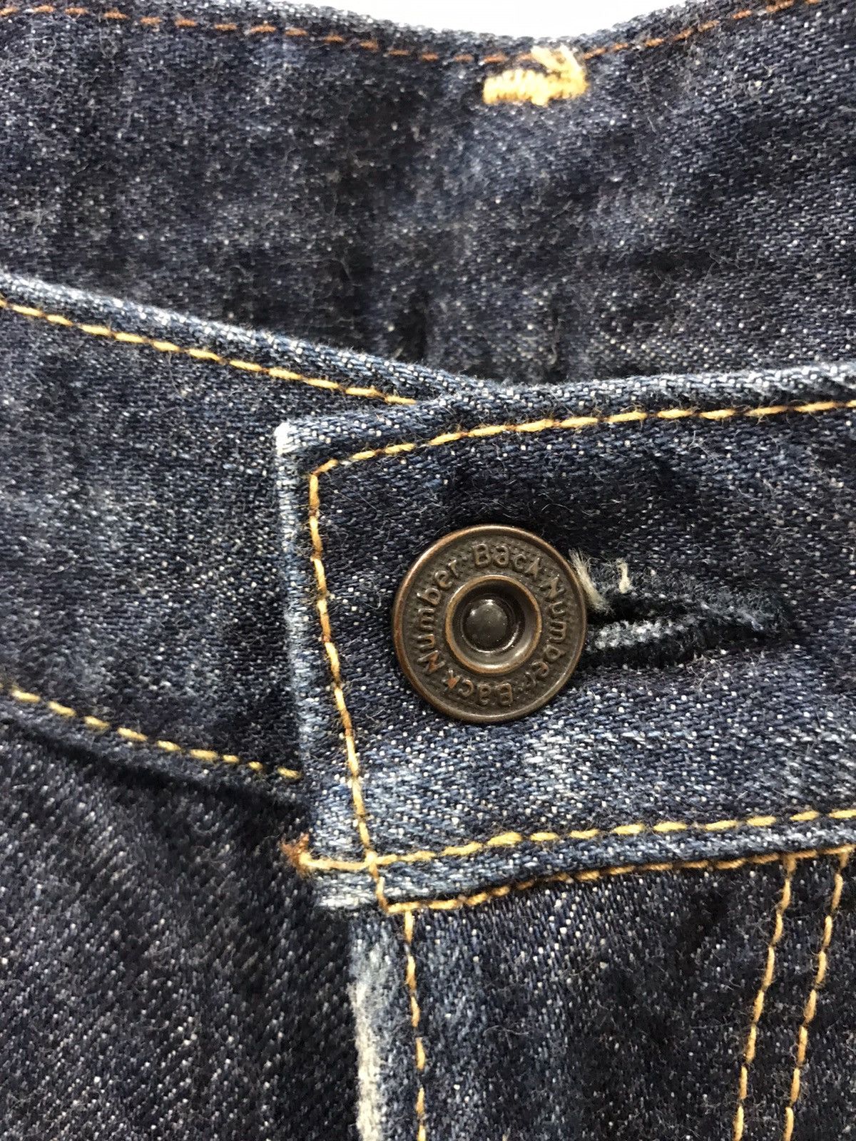 Japanese Brand BACK NUMBER Japan Faded Style Denim Size US 32 / EU 48 - 9 Thumbnail