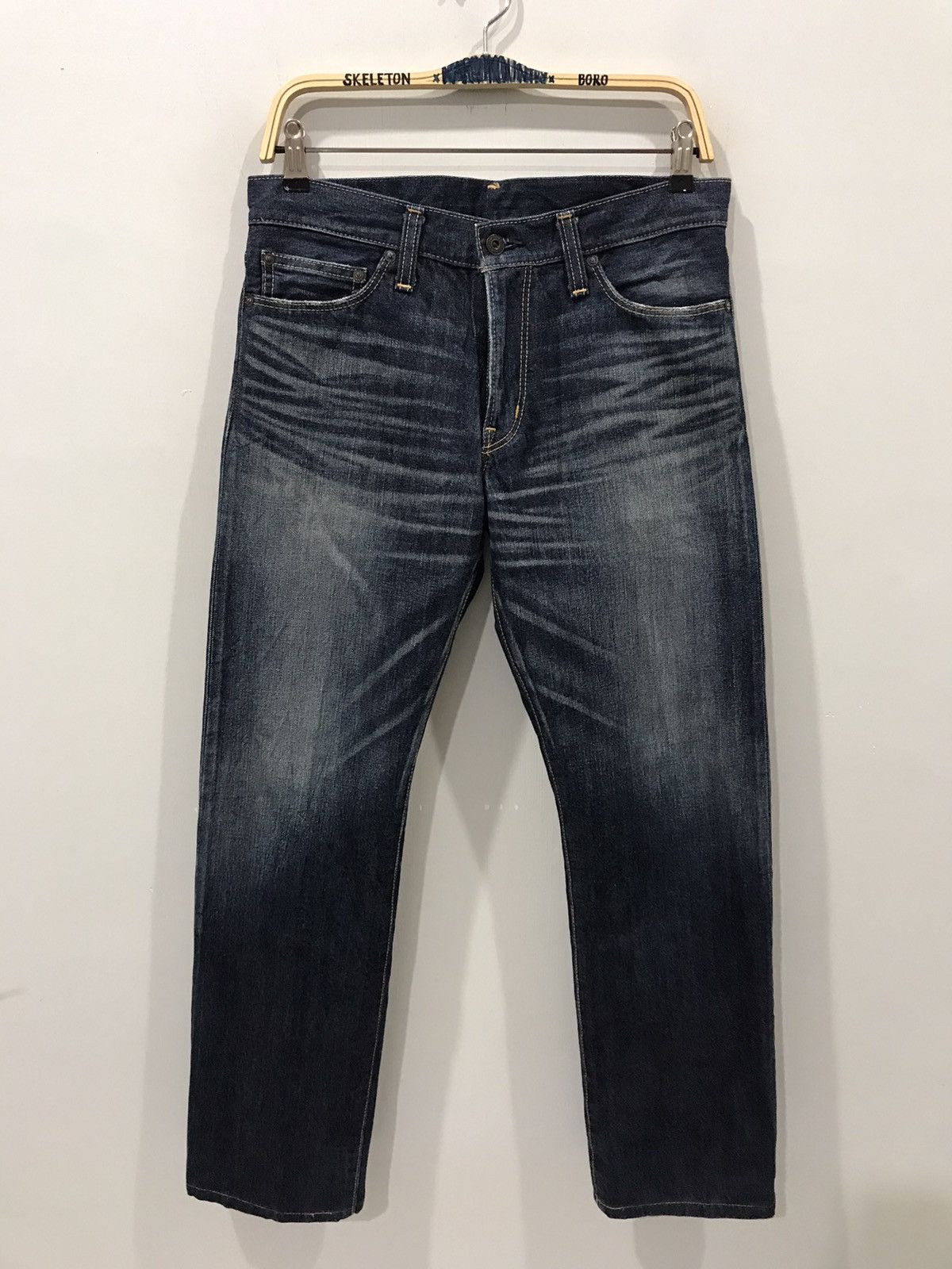 Japanese Brand BACK NUMBER Japan Faded Style Denim Size US 32 / EU 48 - 2 Thumbnail