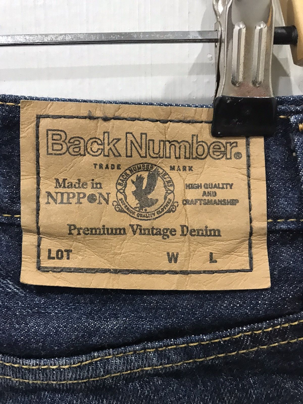 Japanese Brand BACK NUMBER Japan Faded Style Denim Size US 32 / EU 48 - 17 Thumbnail
