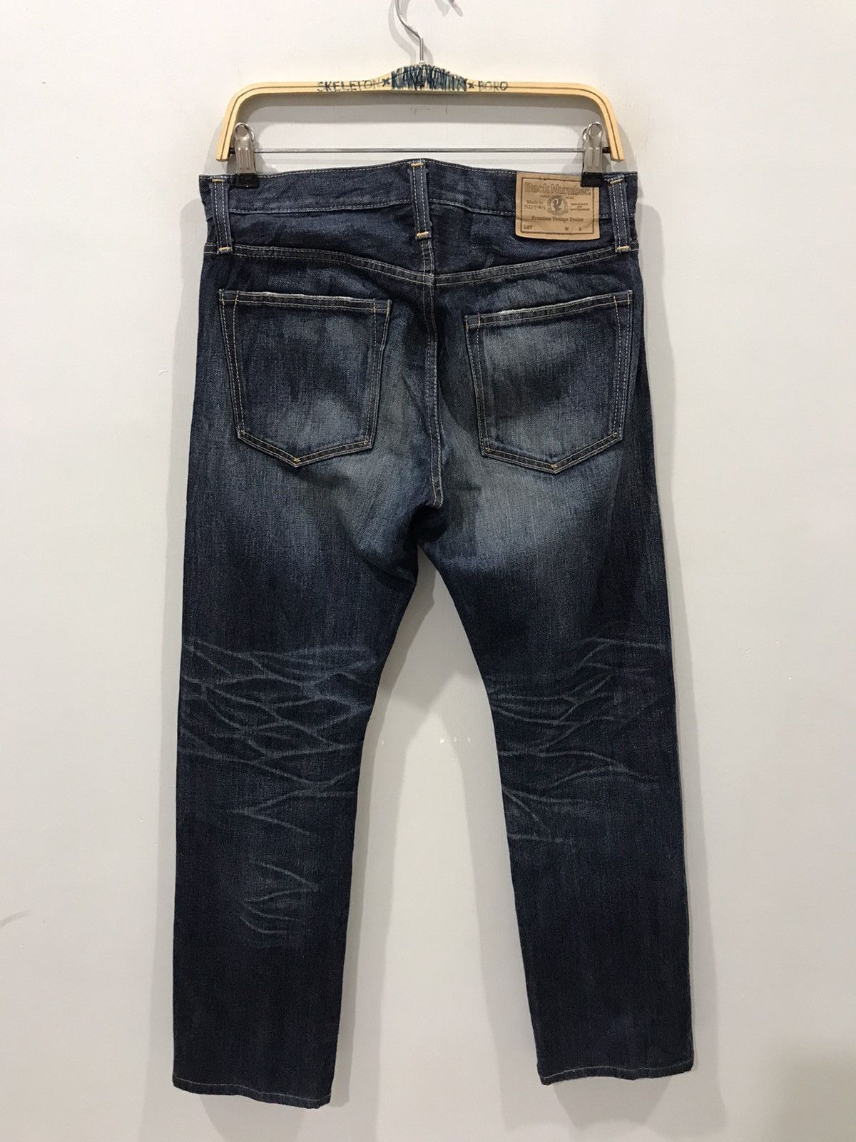 Japanese Brand BACK NUMBER Japan Faded Style Denim Size US 32 / EU 48 - 10 Thumbnail