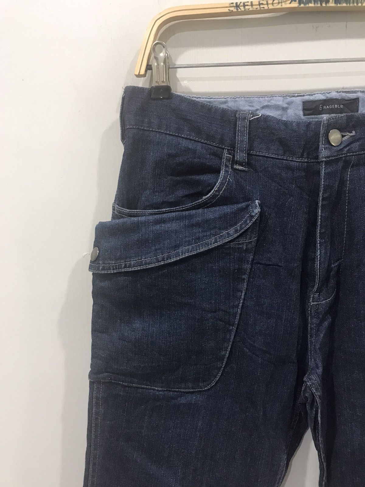 Japanese Brand × RAGEBLUE GRAGE BLUE Japan Round Pockets Multipockets Denim Size US 30 / EU 46 - 3 Thumbnail