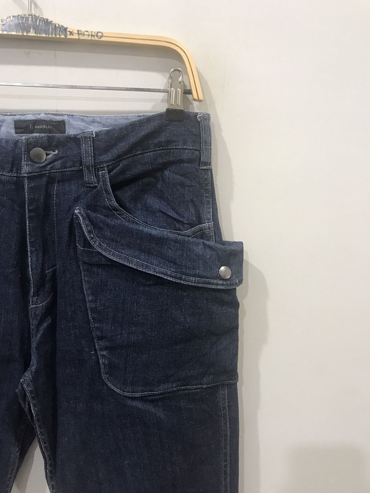 Japanese Brand × RAGEBLUE GRAGE BLUE Japan Round Pockets Multipockets Denim Size US 30 / EU 46 - 2 Thumbnail