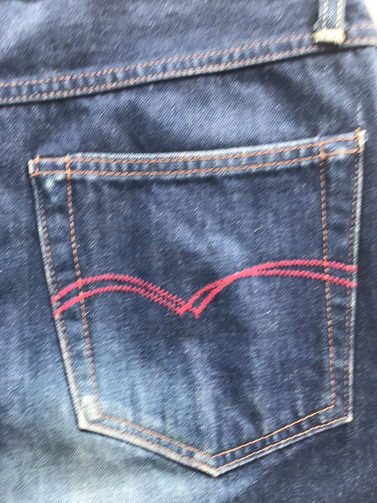 Japanese Brand PALLAS PALACE Japan WWll Design Redline Selvedge Denim Size US 33 - 13 Thumbnail
