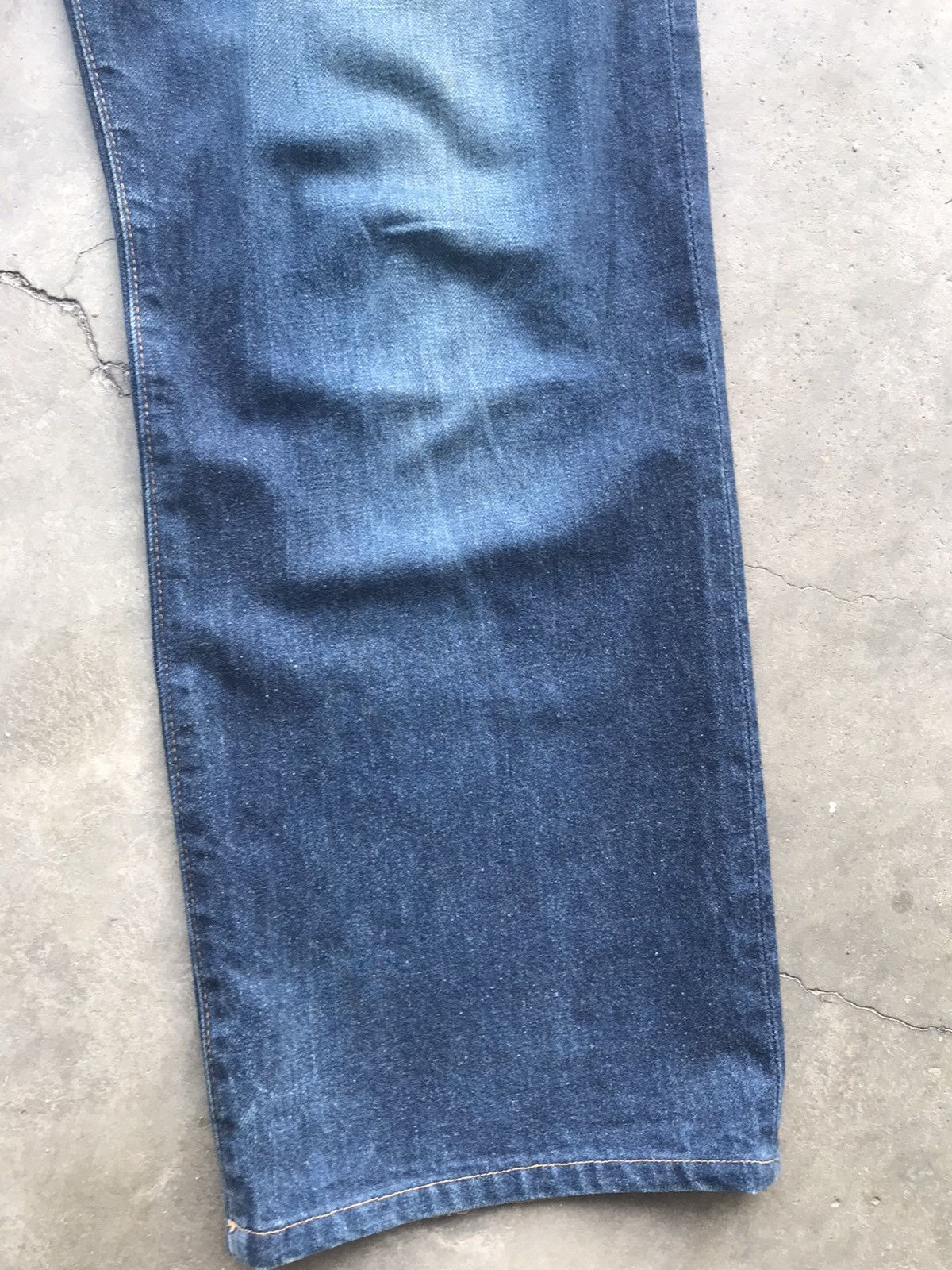 Japanese Brand PALLAS PALACE Japan WWll Design Redline Selvedge Denim Size US 33 - 5 Thumbnail