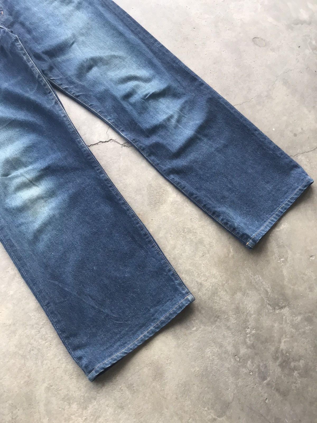 Japanese Brand PALLAS PALACE Japan WWll Design Redline Selvedge Denim Size US 33 - 7 Thumbnail