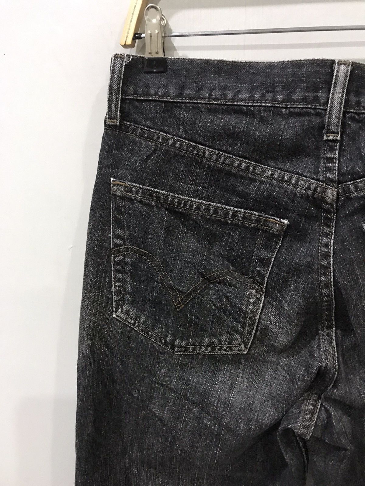 Levi's Levis 533 Button 359 Black Denim Size US 31 - 13 Thumbnail