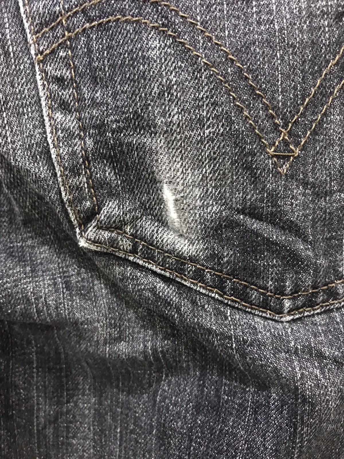 Levi's Levis 533 Button 359 Black Denim Size US 31 - 15 Thumbnail