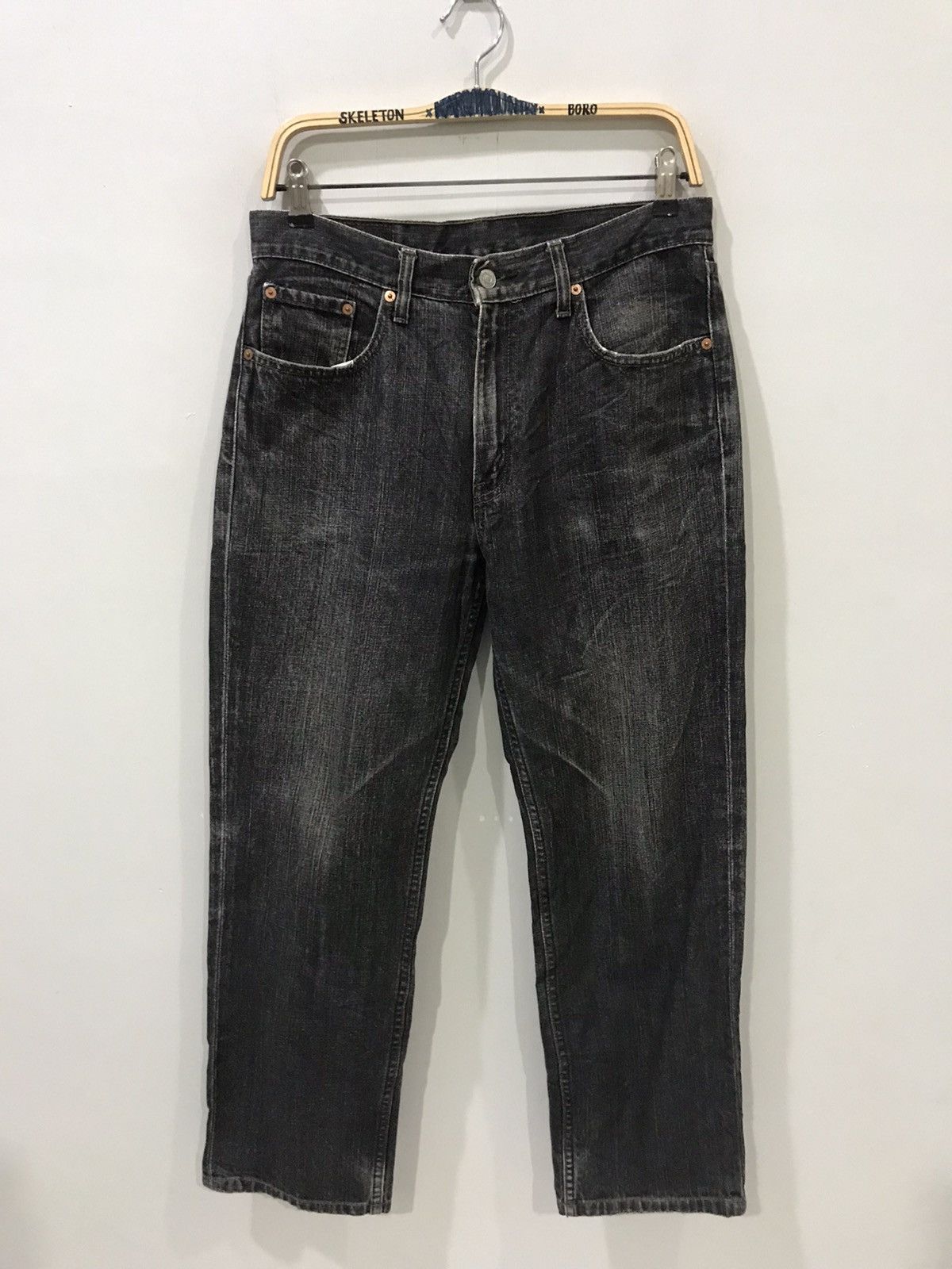 Levi's Levis 533 Button 359 Black Denim Size US 31 - 1 Thumbnail