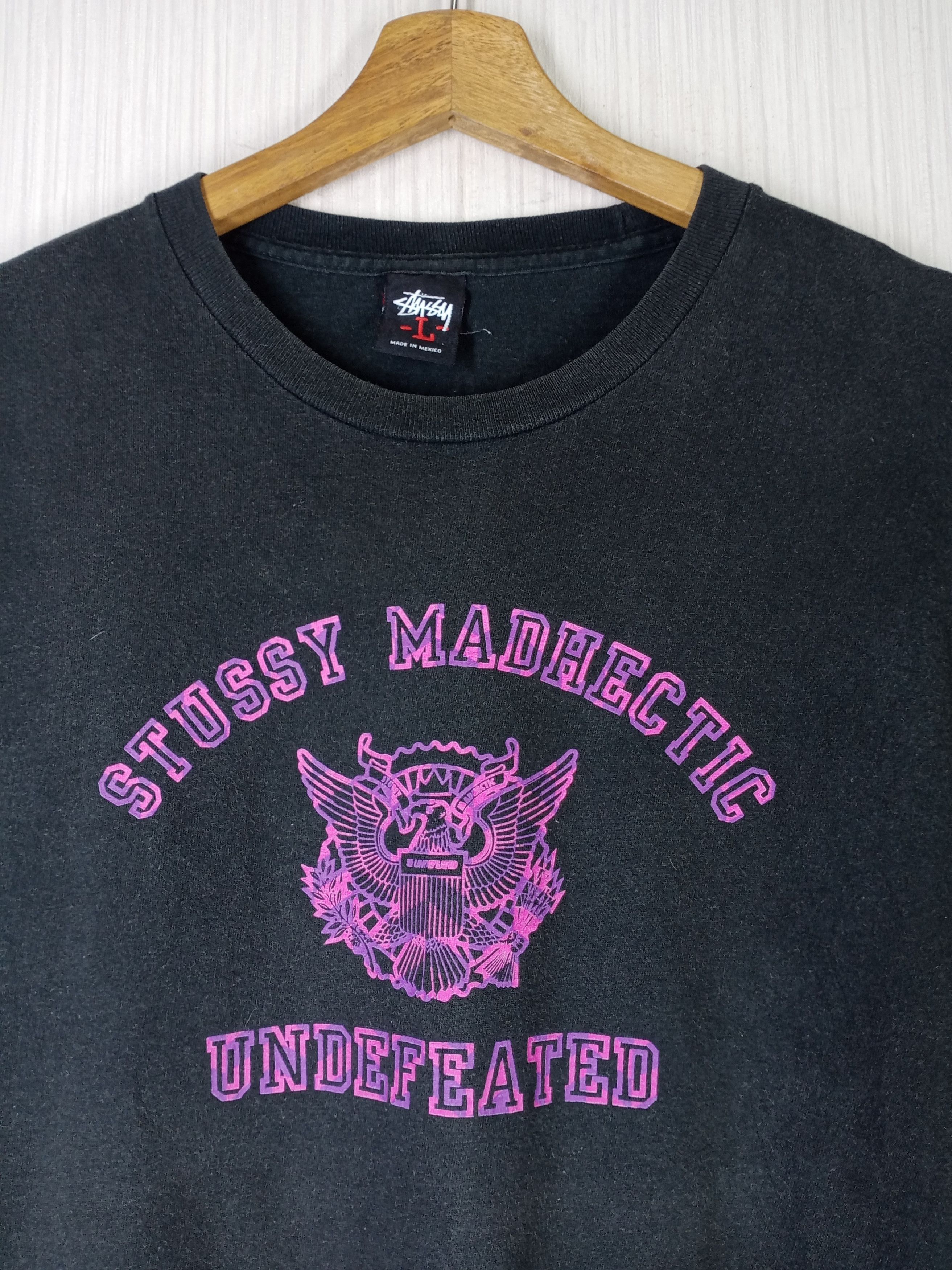Stussy Rare Vintage Stussy X Undefeated Tshirt Size US L / EU 52-54 / 3 - 3 Thumbnail