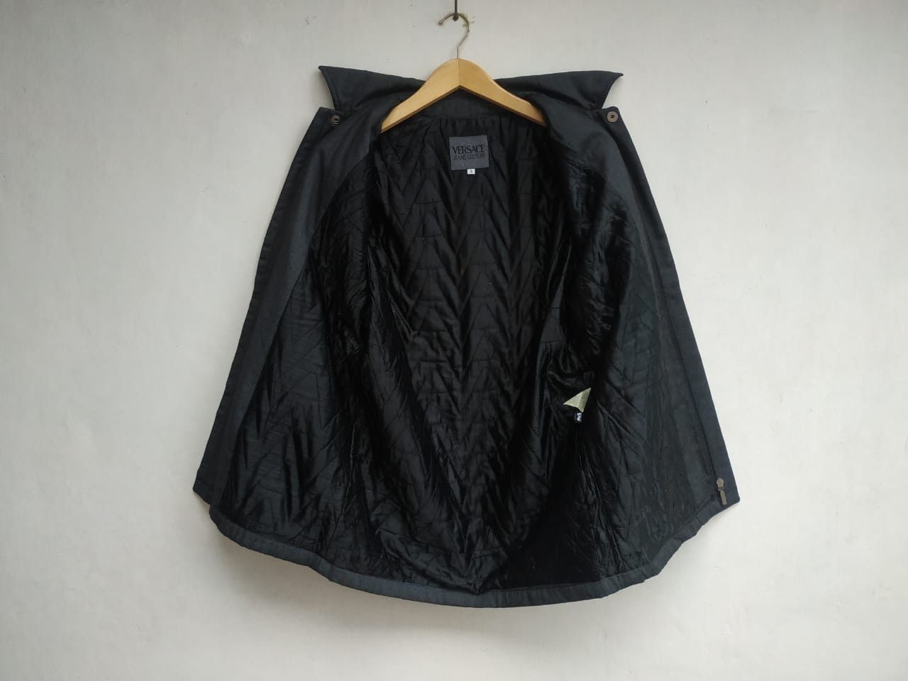 Versace Versace Grey Metallic Puffer Warm jacket Size US S / EU 44-46 / 1 - 3 Thumbnail