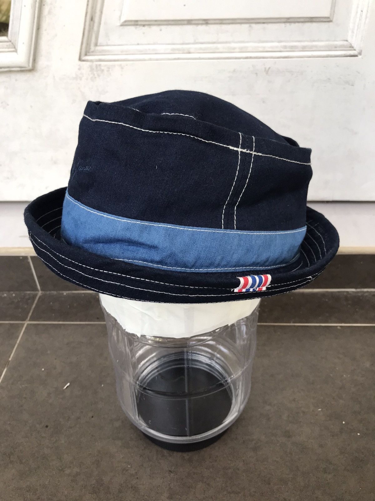 Japanese Brand Mr Real Good Man Japan Rare Designer Raw Denim Selvedge Hat Size ONE SIZE - 2 Thumbnail