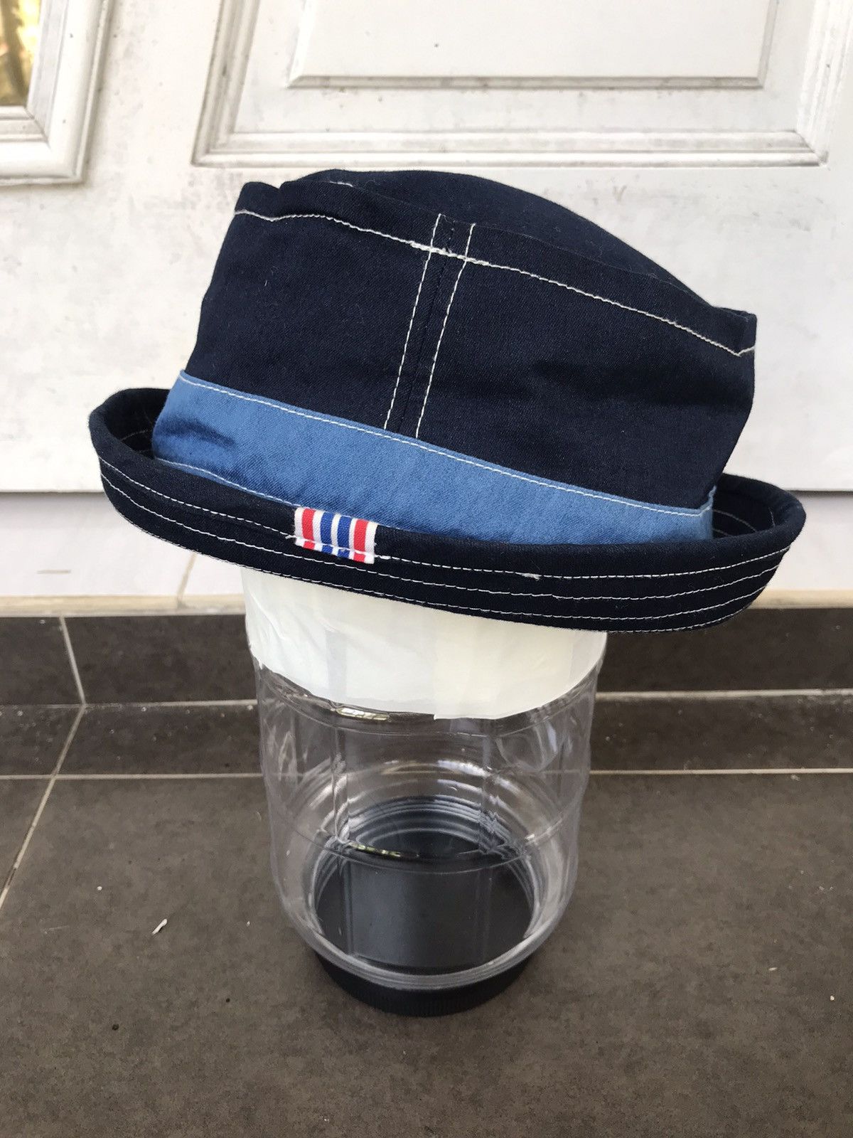 Japanese Brand Mr Real Good Man Japan Rare Designer Raw Denim Selvedge Hat Size ONE SIZE - 3 Thumbnail