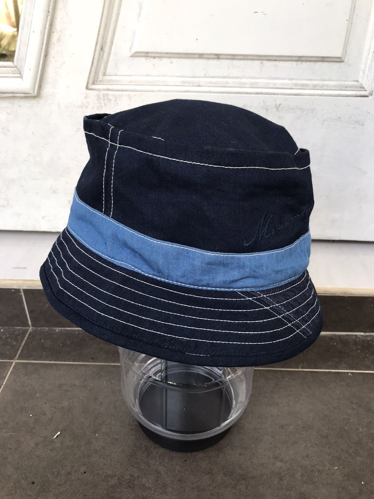 Japanese Brand Mr Real Good Man Japan Rare Designer Raw Denim Selvedge Hat Size ONE SIZE - 6 Thumbnail