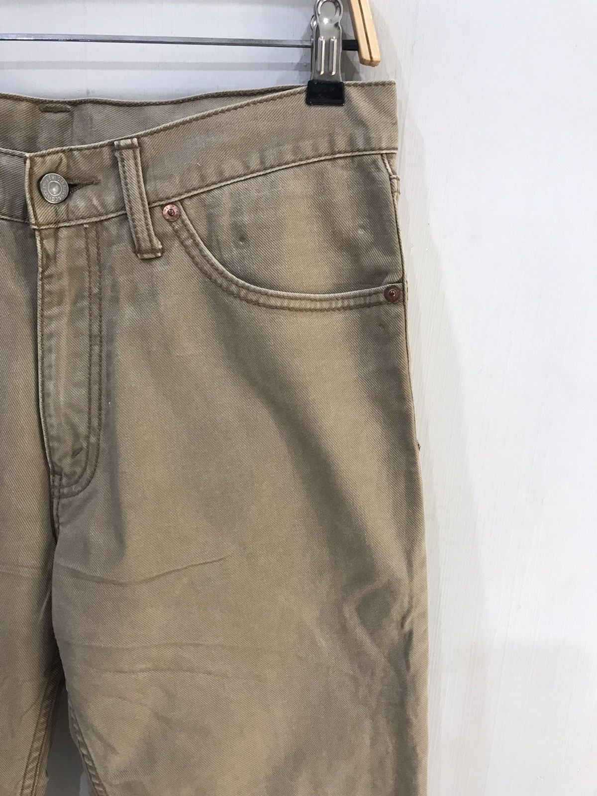 Levi's × Vintage 💥VINTAGE💥Levis Y2K 702 Khakis Denim Size US 31 - 2 Thumbnail