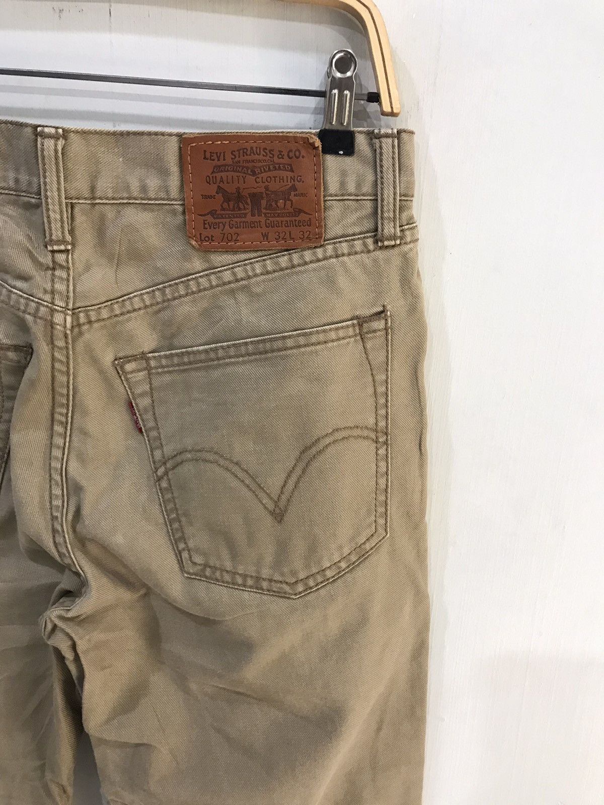 Levi's × Vintage 💥VINTAGE💥Levis Y2K 702 Khakis Denim Size US 31 - 9 Thumbnail
