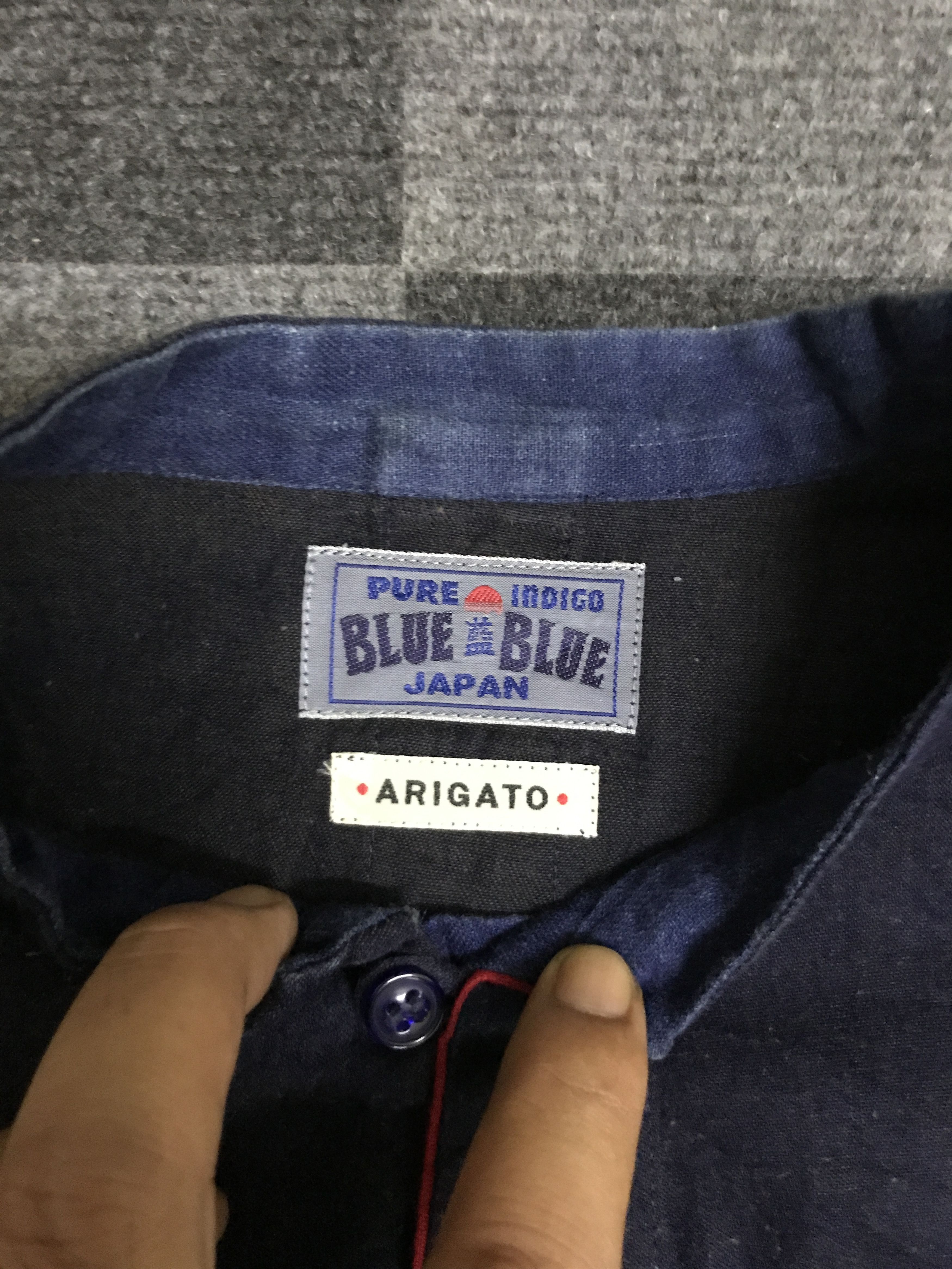 Blue Blue Japan BUS12 BLUE BLUE Japan Indigo Japanese Style Shirt Size US S / EU 44-46 / 1 - 2 Thumbnail