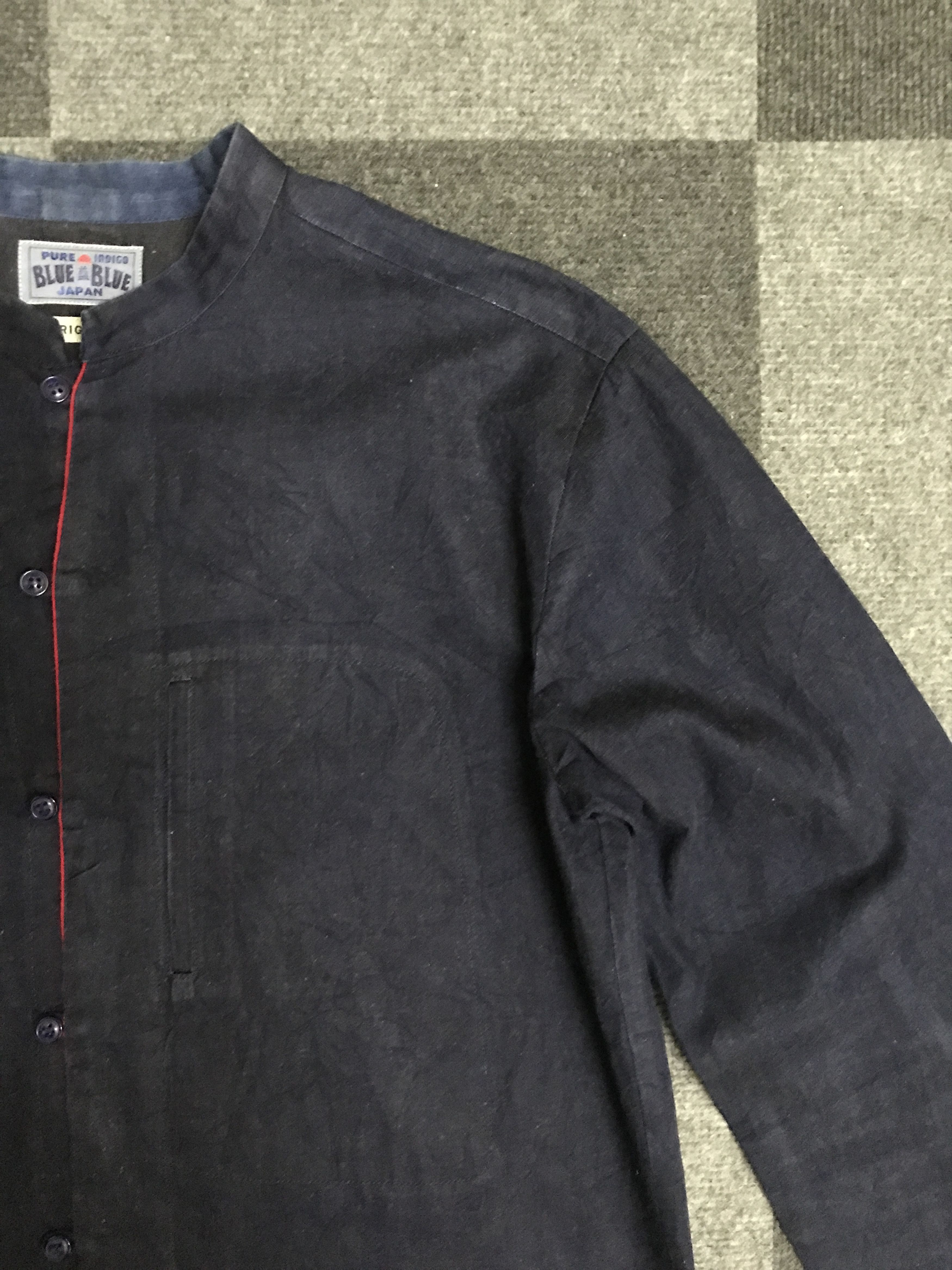 Blue Blue Japan BUS12 BLUE BLUE Japan Indigo Japanese Style Shirt Size US S / EU 44-46 / 1 - 3 Thumbnail