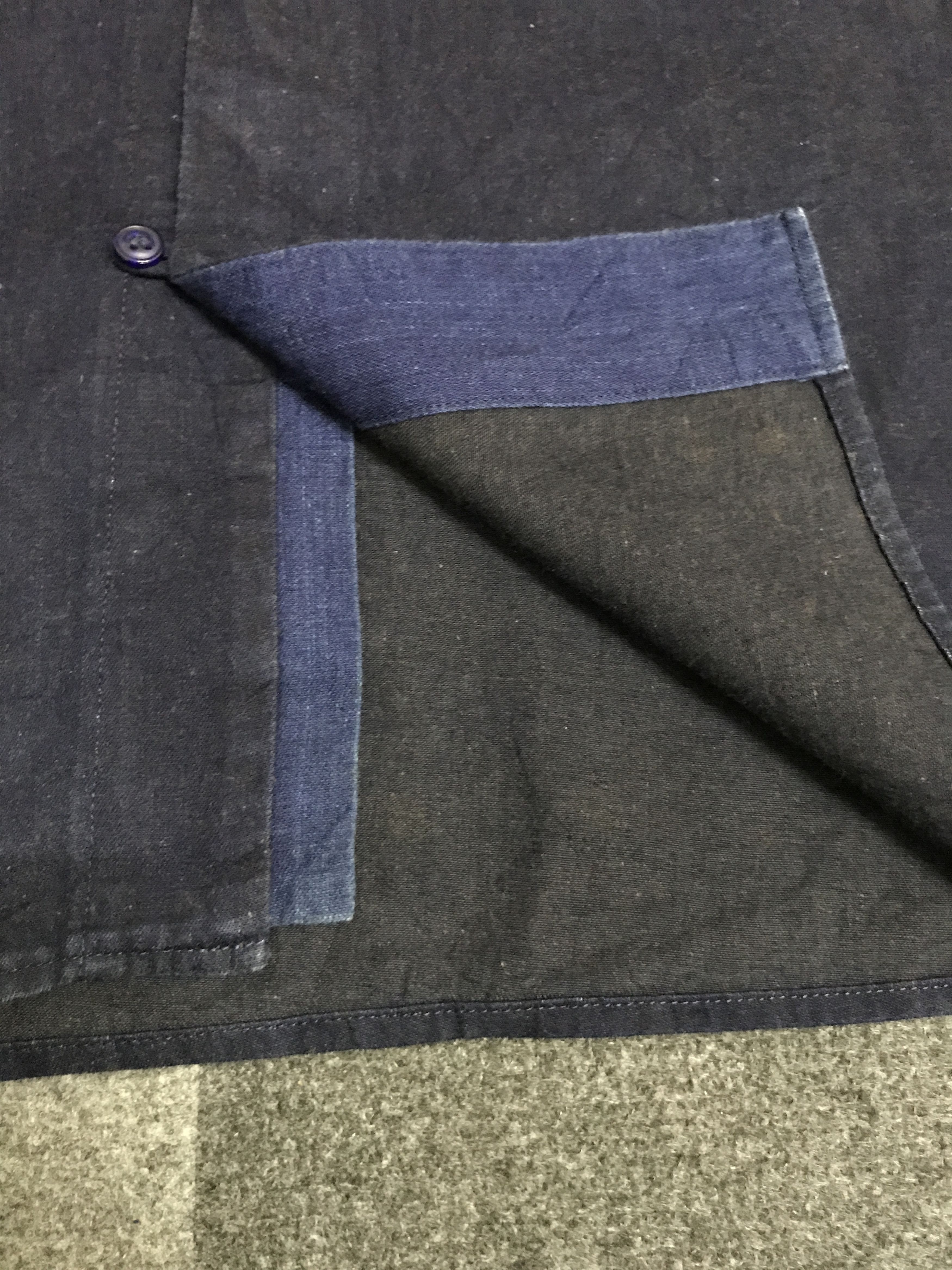 Blue Blue Japan BUS12 BLUE BLUE Japan Indigo Japanese Style Shirt Size US S / EU 44-46 / 1 - 9 Thumbnail
