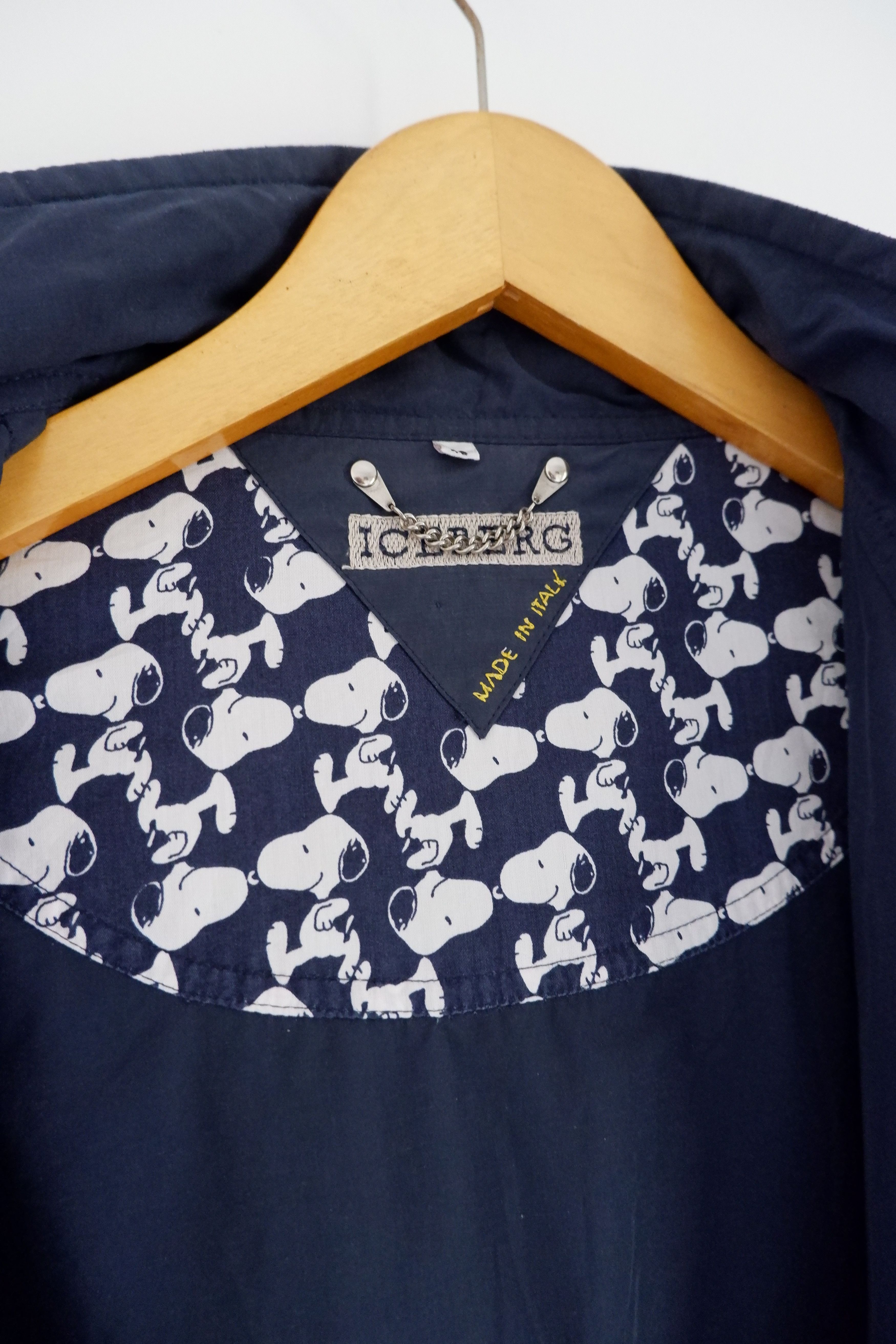 Iceberg Vintage Iceberg Snoopy Bomber Hooded Jacket Size US M / EU 48-50 / 2 - 7 Thumbnail