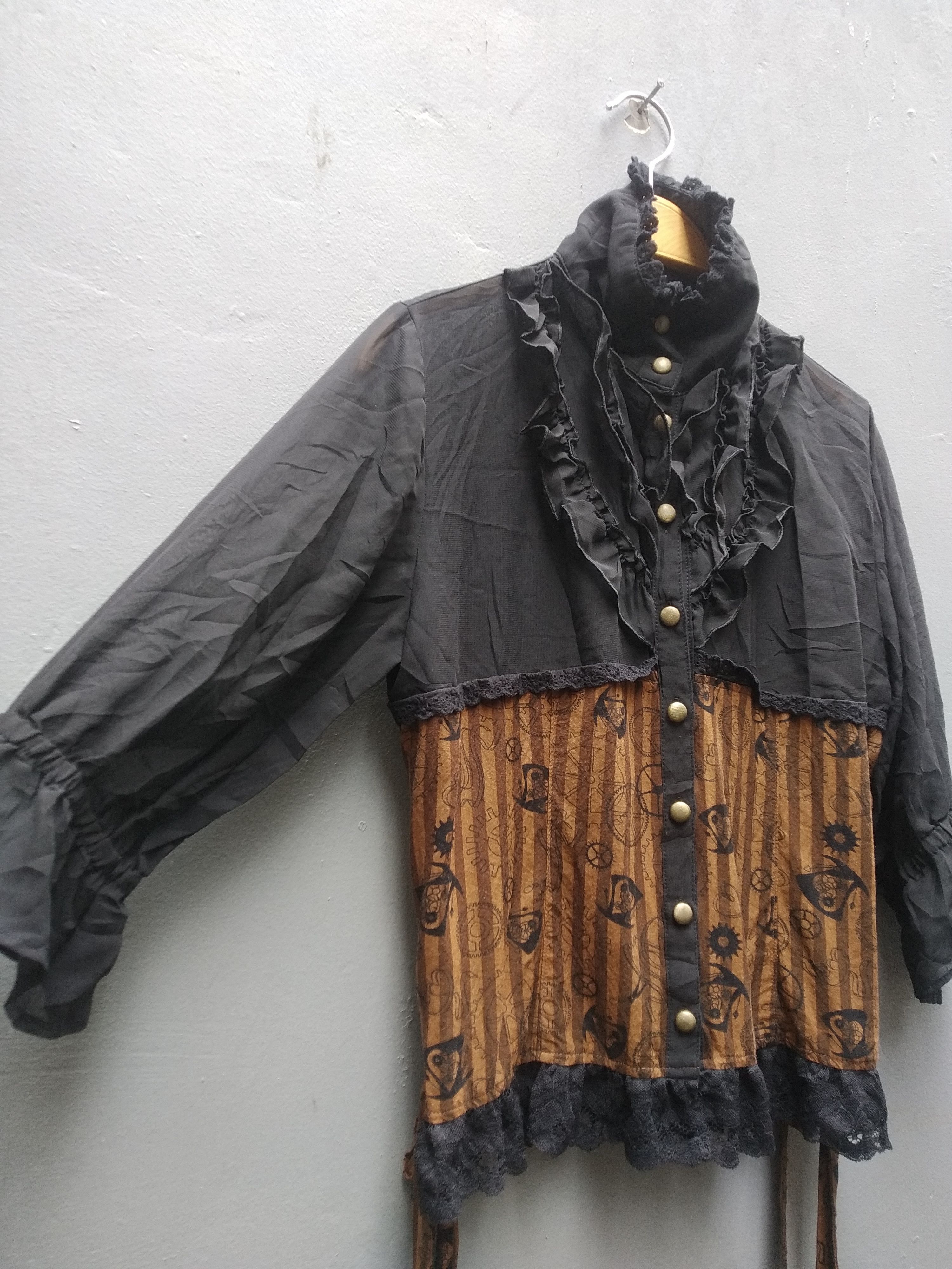 If Six Was Nine H.naoto x disney gothic blouse Size M / US 6-8 / IT 42-44 - 4 Thumbnail
