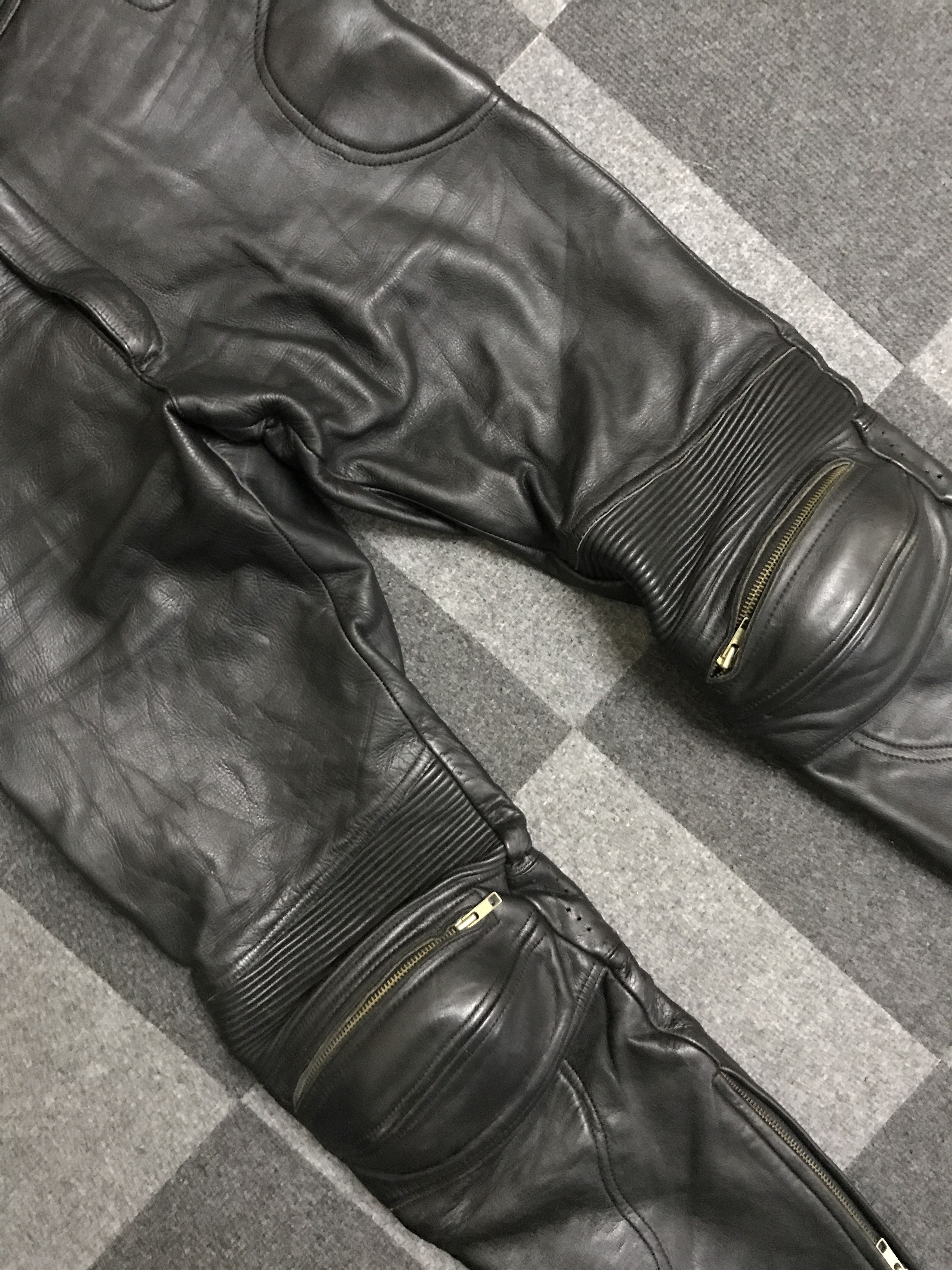 Genuine Leather P52 Leather Circuit Drag Racing Pant Size US 32 / EU 48 - 3 Thumbnail