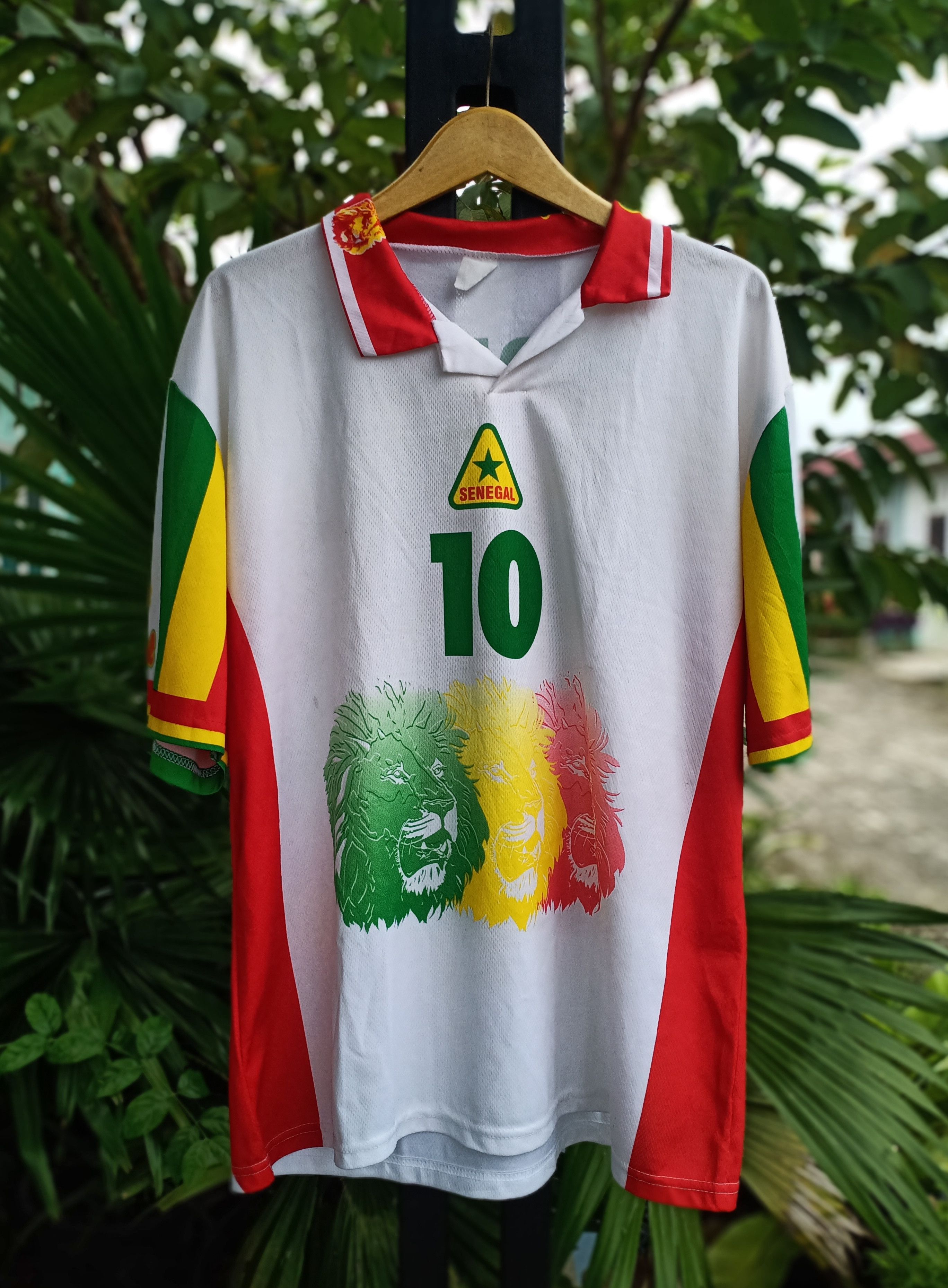 Vintage SENEGAL Home Football Shirtt Jersey /fadiga 10 /size 