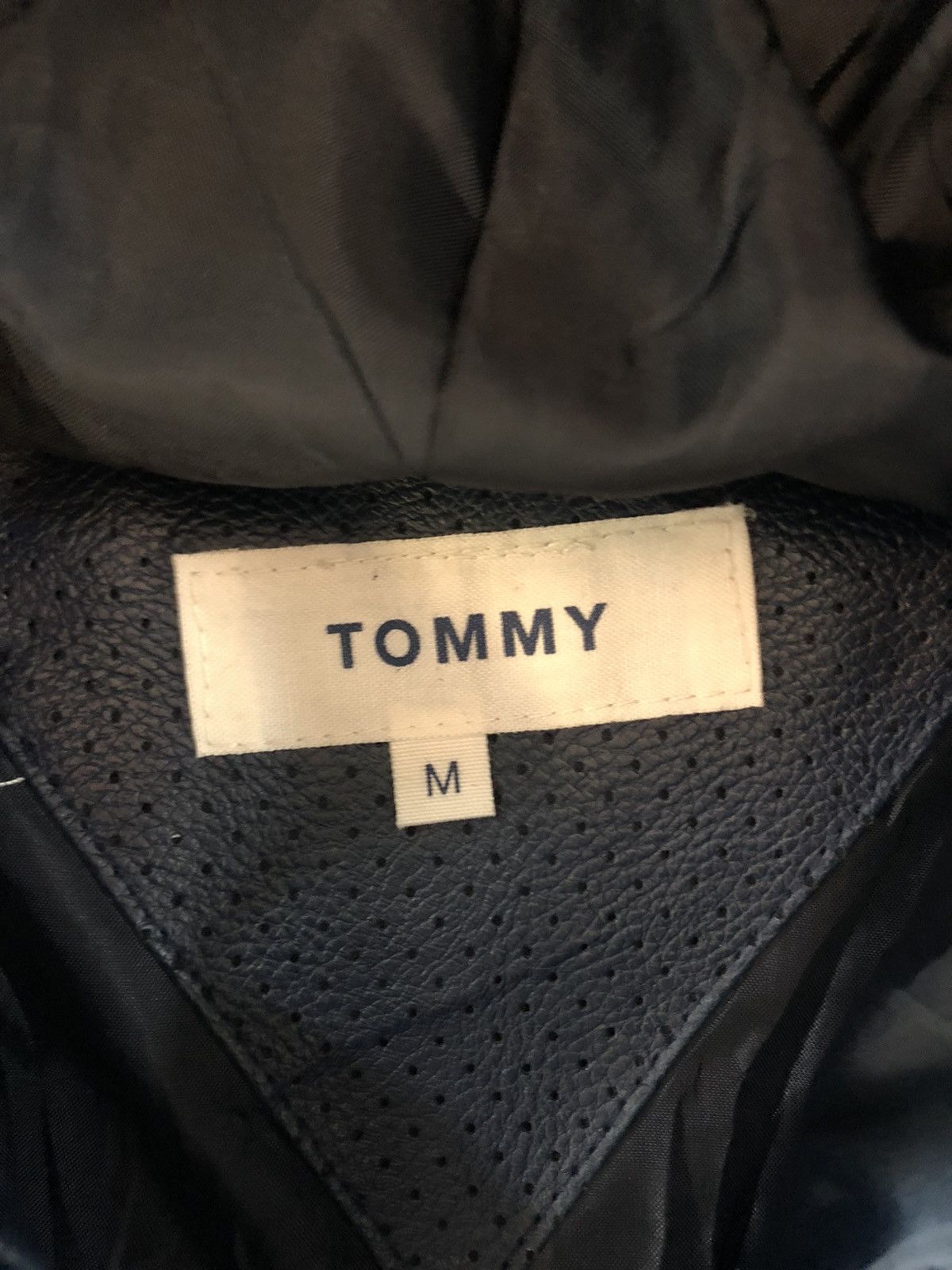 Tommy Hilfiger × Tommy Jeans TOMMY LEATHER BIKER JACKET Size US M / EU 48-50 / 2 - 6 Thumbnail