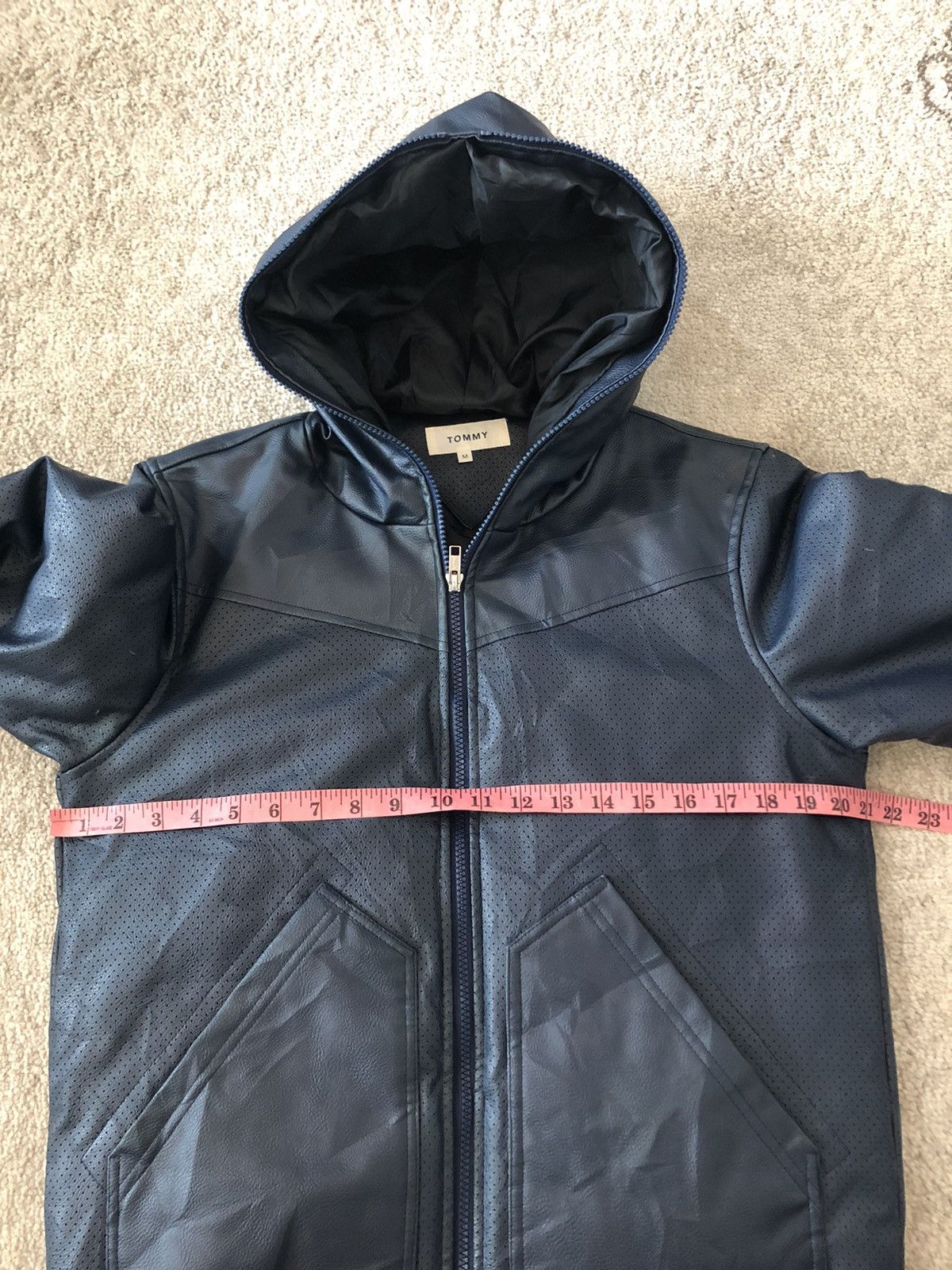 Tommy Hilfiger × Tommy Jeans TOMMY LEATHER BIKER JACKET Size US M / EU 48-50 / 2 - 14 Thumbnail
