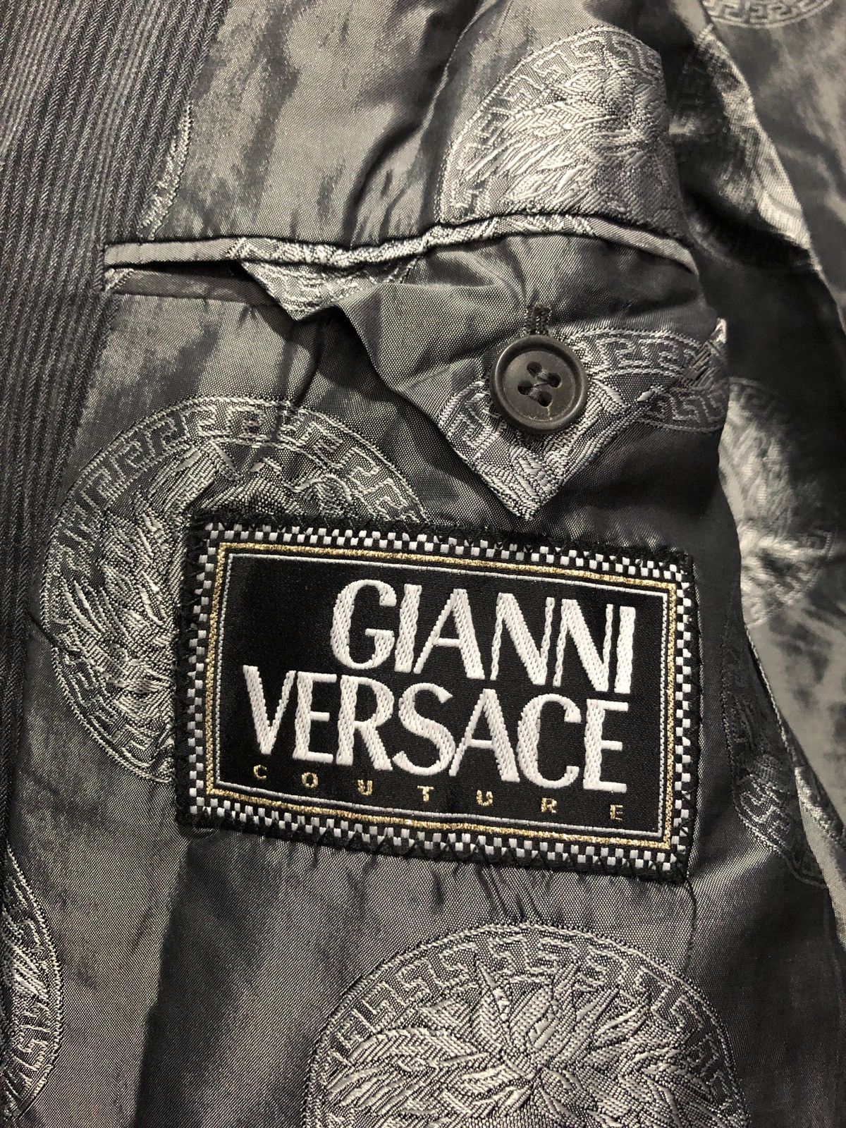 Versace Vintage Gianni Versace Couture Blazer Size 50L - 6 Thumbnail
