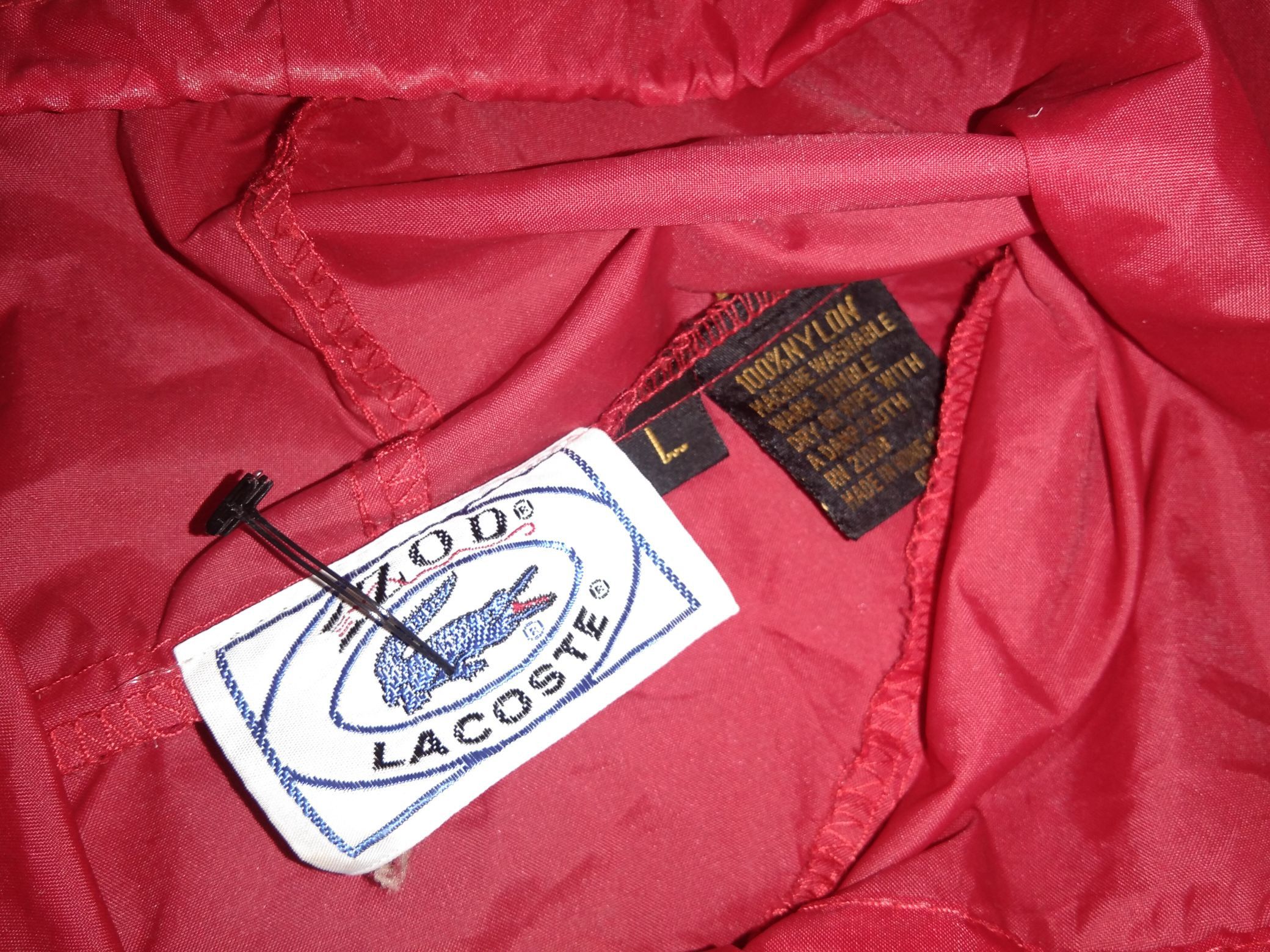 Lacoste VTG Lacoste windbreaker raincoat vintage Size US L / EU 52-54 / 3 - 3 Thumbnail