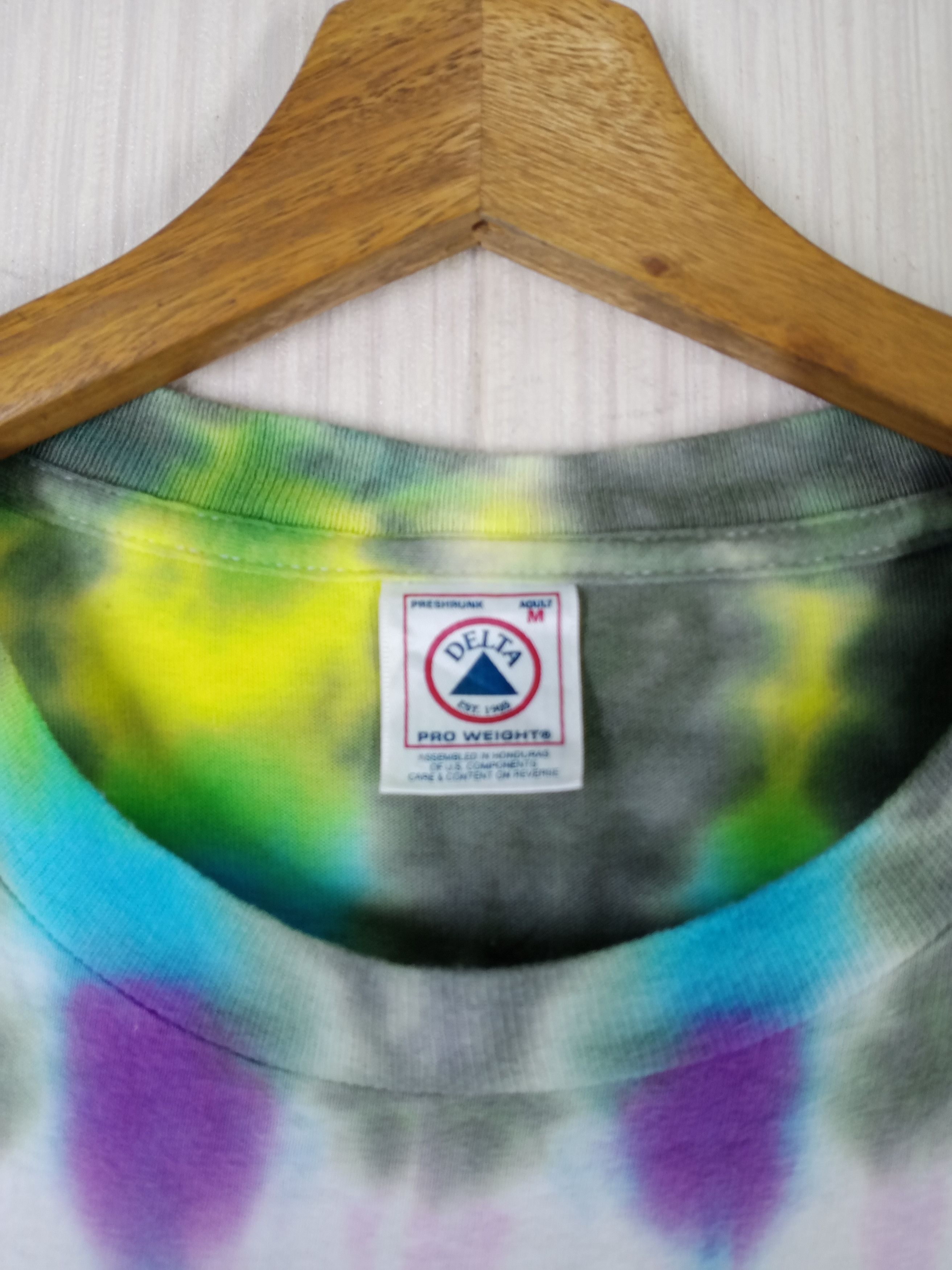 Jimi Hendrix Rare Vintage 1993 Jimi Hendrix Tie Dye Tshirt Size US M / EU 48-50 / 2 - 5 Thumbnail
