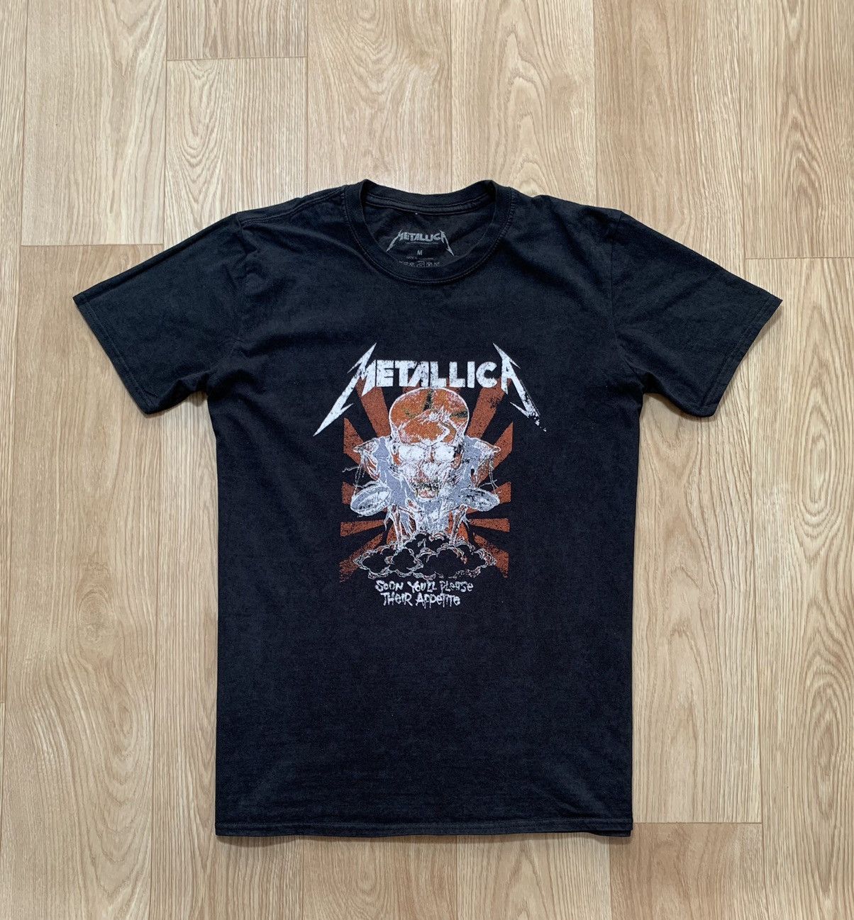 00'S METALLICA Band T-shirt, Band T, Men's XL size cotton black type Vintage Second Hand main image 0