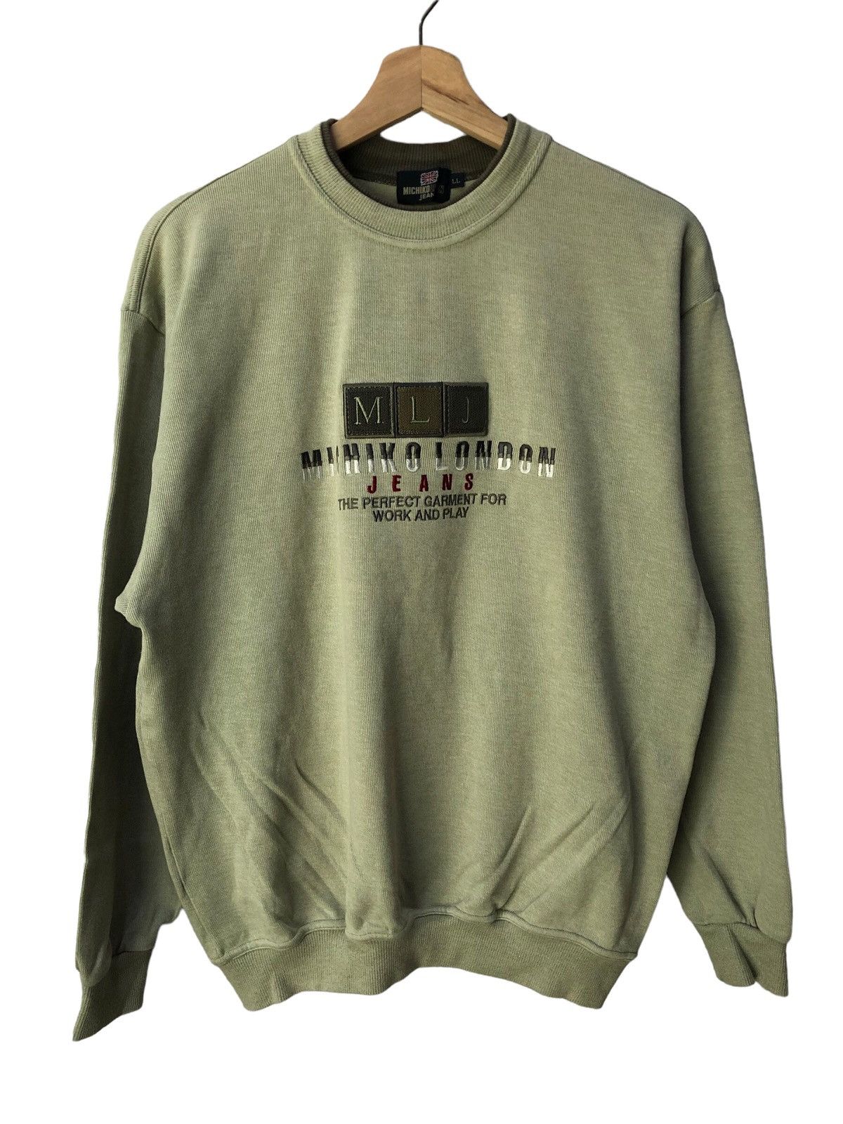 Designer Michiko Koshino London Sweatshirt Embroidery Logo Size US M / EU 48-50 / 2 - 1 Thumbnail