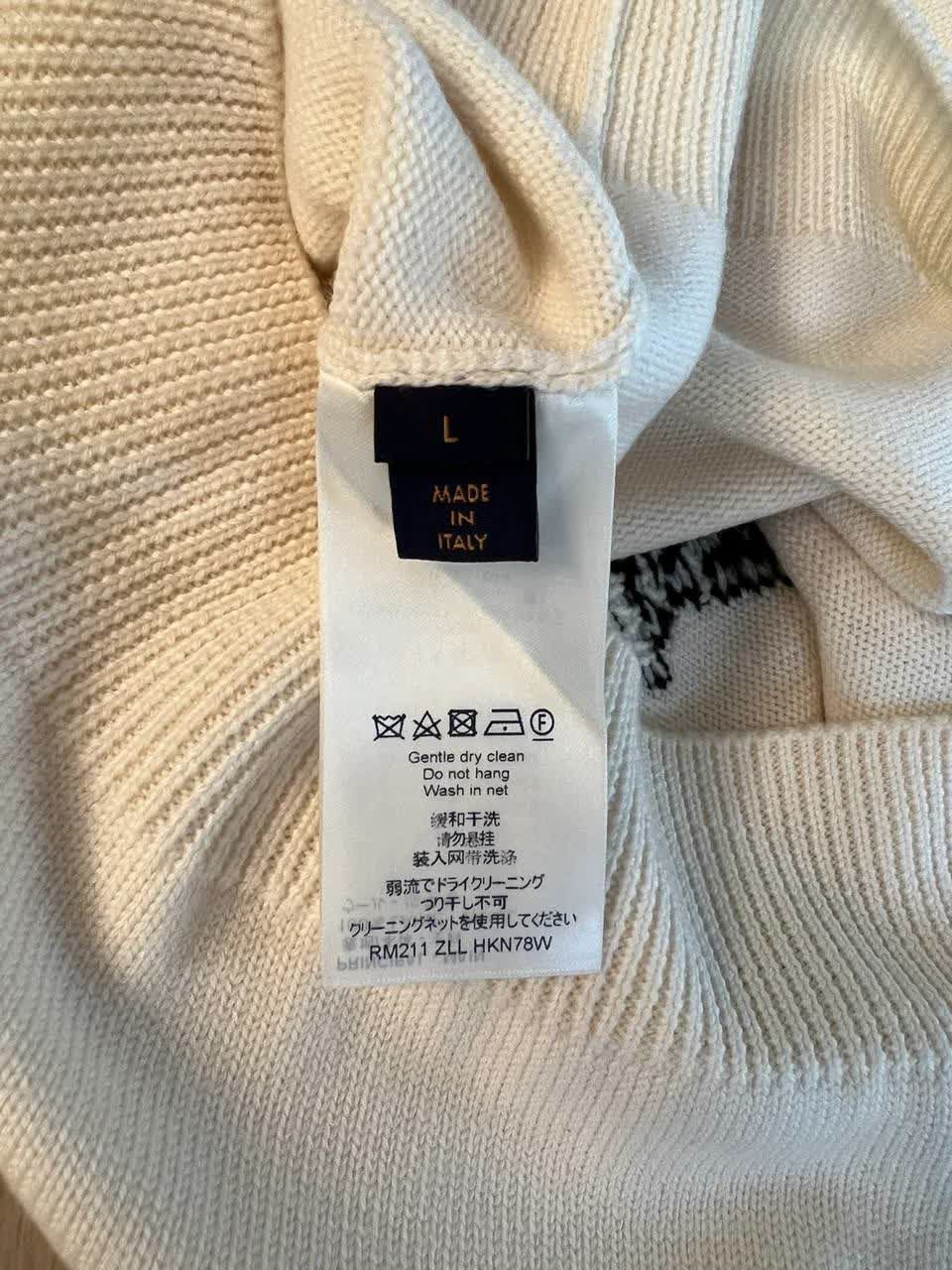 Louis Vuitton LOUIS VUITTON CLOCK INTARSIA SWEATER Size US L / EU 52-54 / 3 - 4 Thumbnail