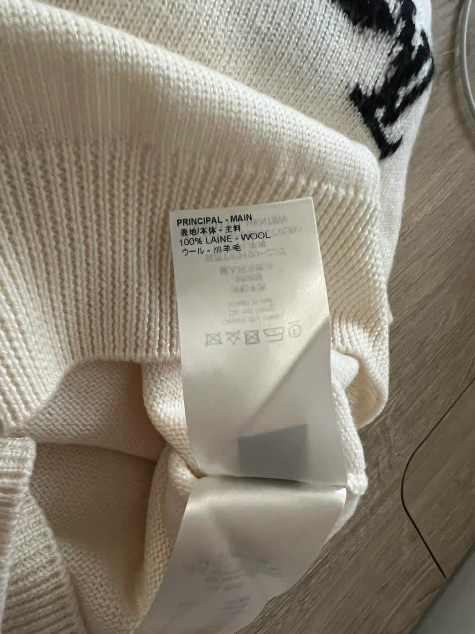 Louis Vuitton LOUIS VUITTON CLOCK INTARSIA SWEATER Size US L / EU 52-54 / 3 - 6 Thumbnail