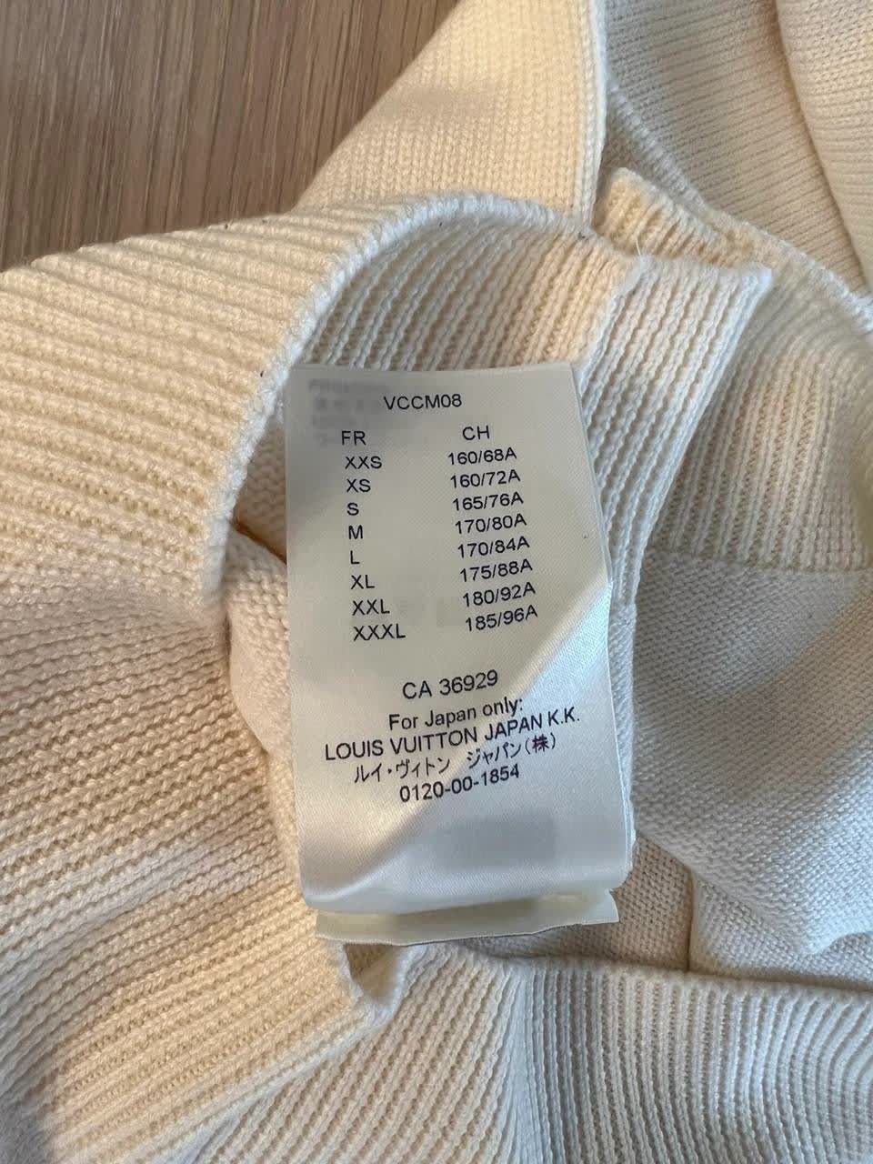 Louis Vuitton LOUIS VUITTON CLOCK INTARSIA SWEATER Size US L / EU 52-54 / 3 - 5 Thumbnail