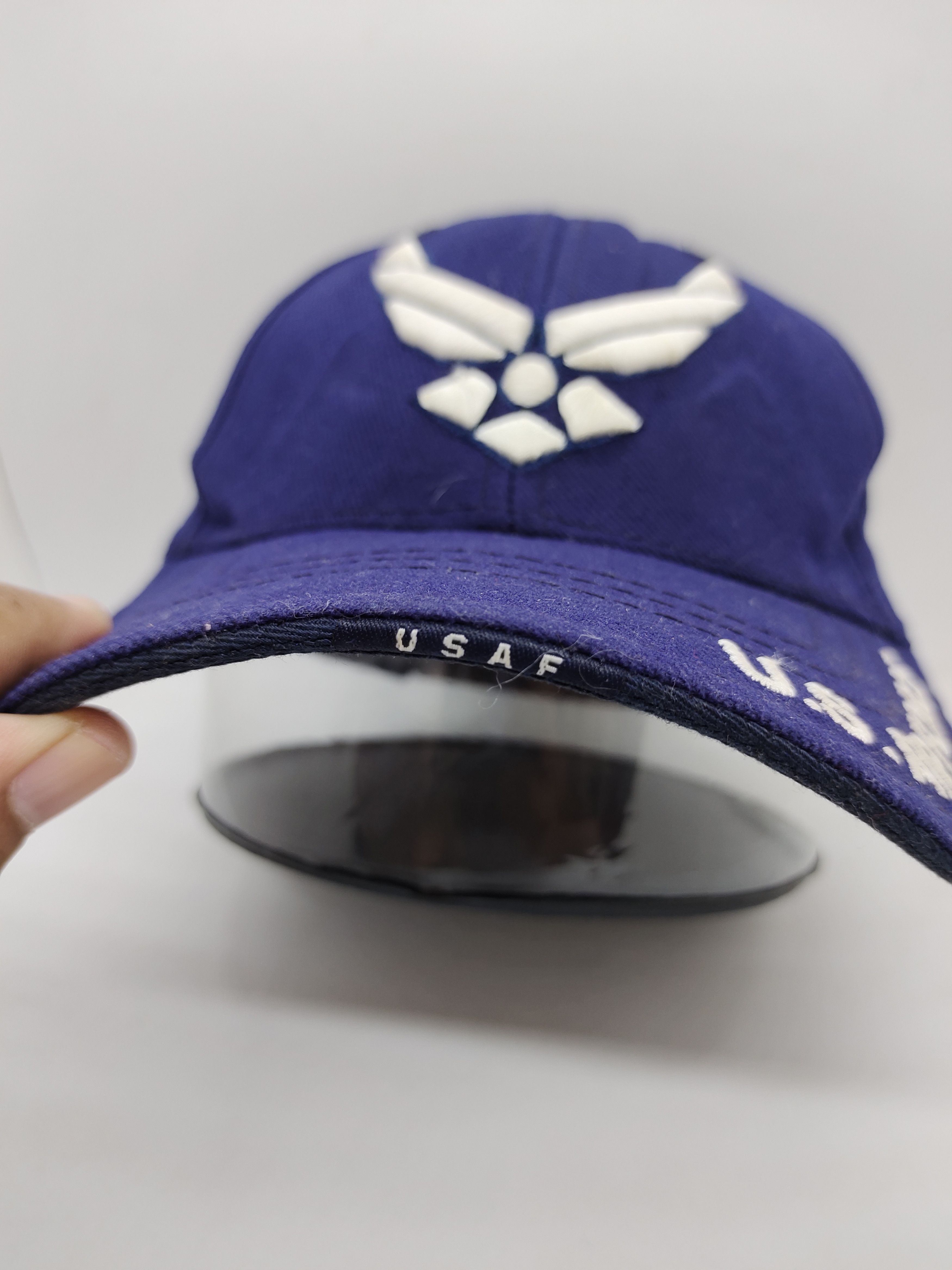 Vintage Vintage U.S.Air Force USAF Cap Hat Adjustable Size ONE SIZE - 4 Thumbnail