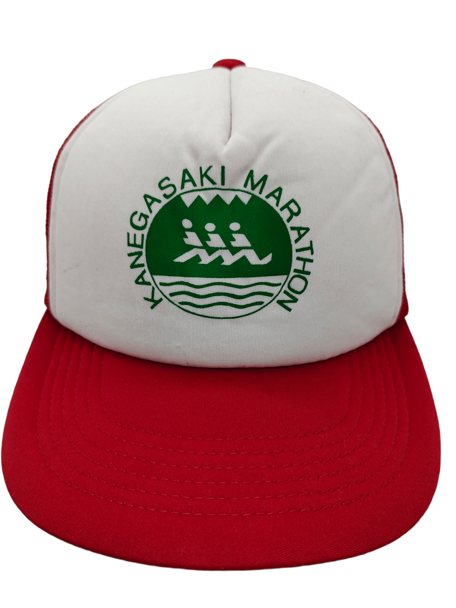 Japanese Brand Vintage 90s Kanegasaki Marathon Japan Trucker Cap Size ONE SIZE - 2 Thumbnail