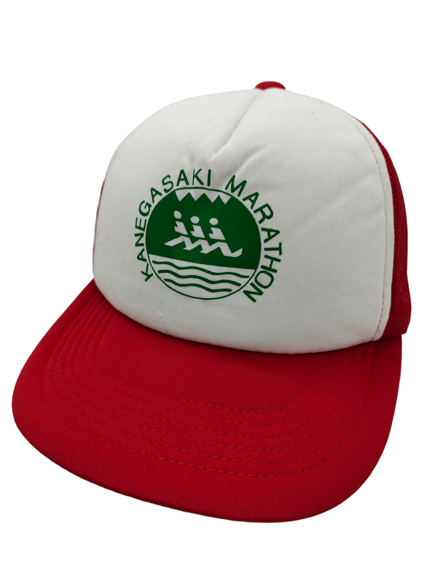 Japanese Brand Vintage 90s Kanegasaki Marathon Japan Trucker Cap Size ONE SIZE - 1 Thumbnail