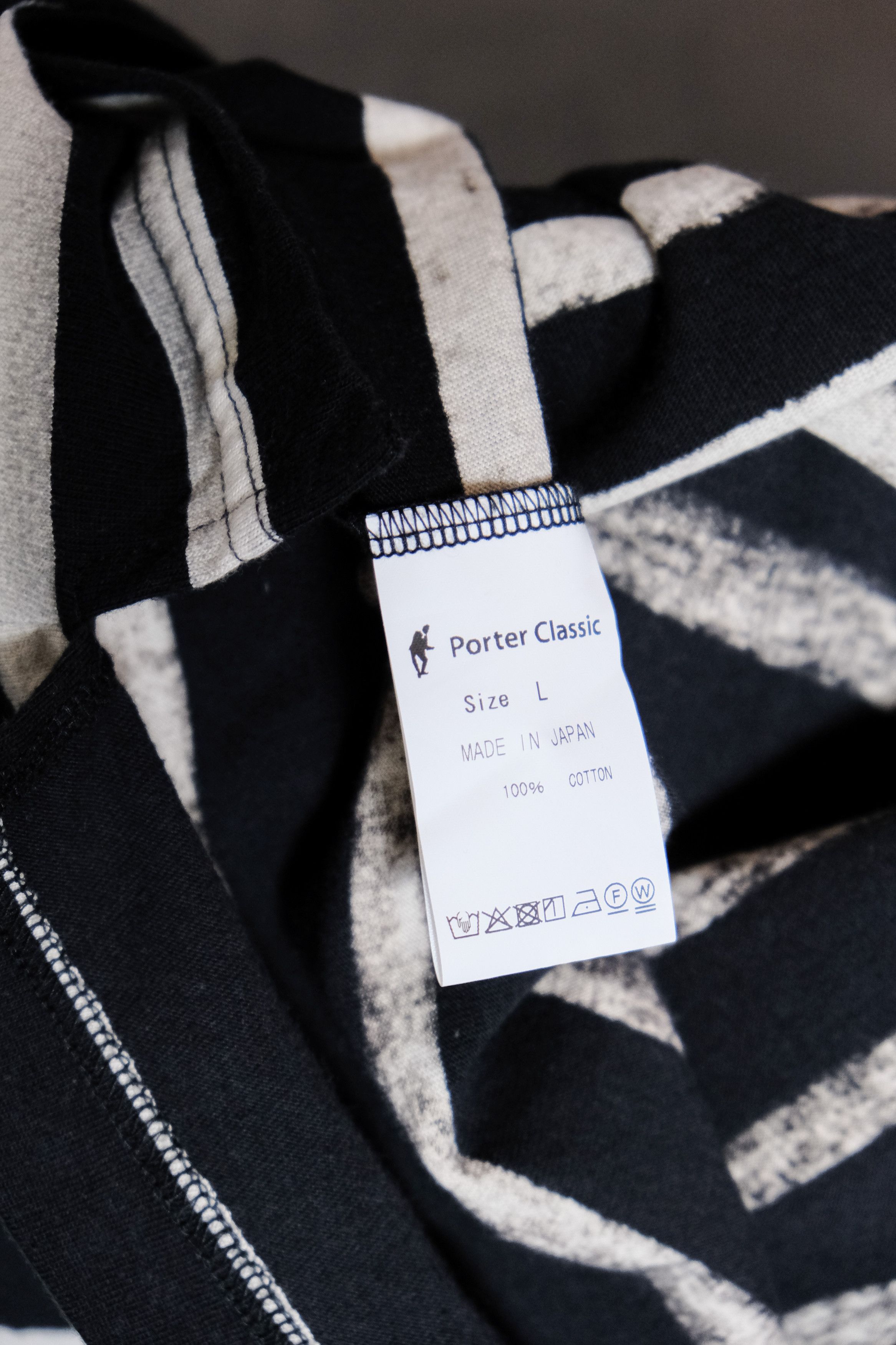 トップス PORTER CLASSIC ARTIST BORDER TURTLENECK Porter Classic ARTIST BORDER TURTLENECK – unexpected store