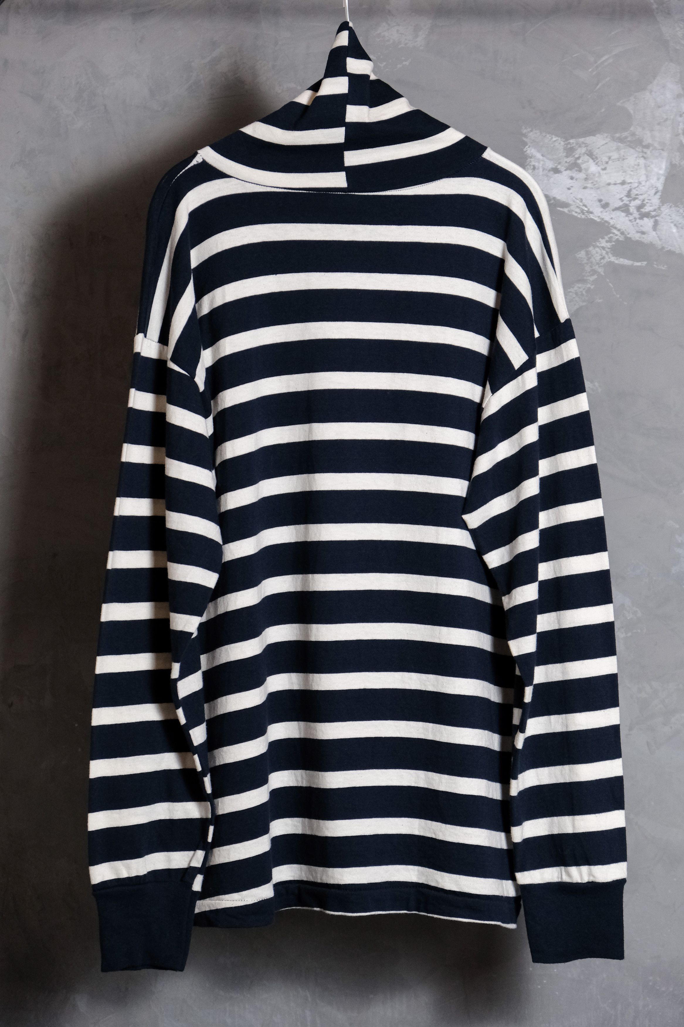 トップス PORTER CLASSIC ARTIST BORDER TURTLENECK Porter Classic ARTIST BORDER ZIP UP TURTLENECK ポーター