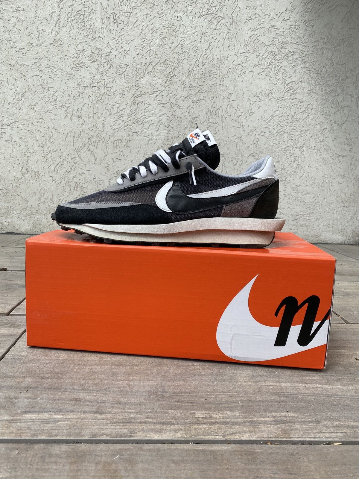Nike × Sacai Sacai x LDV Waffle Black 2019 Size US 14 / EU 47 - 2 Thumbnail