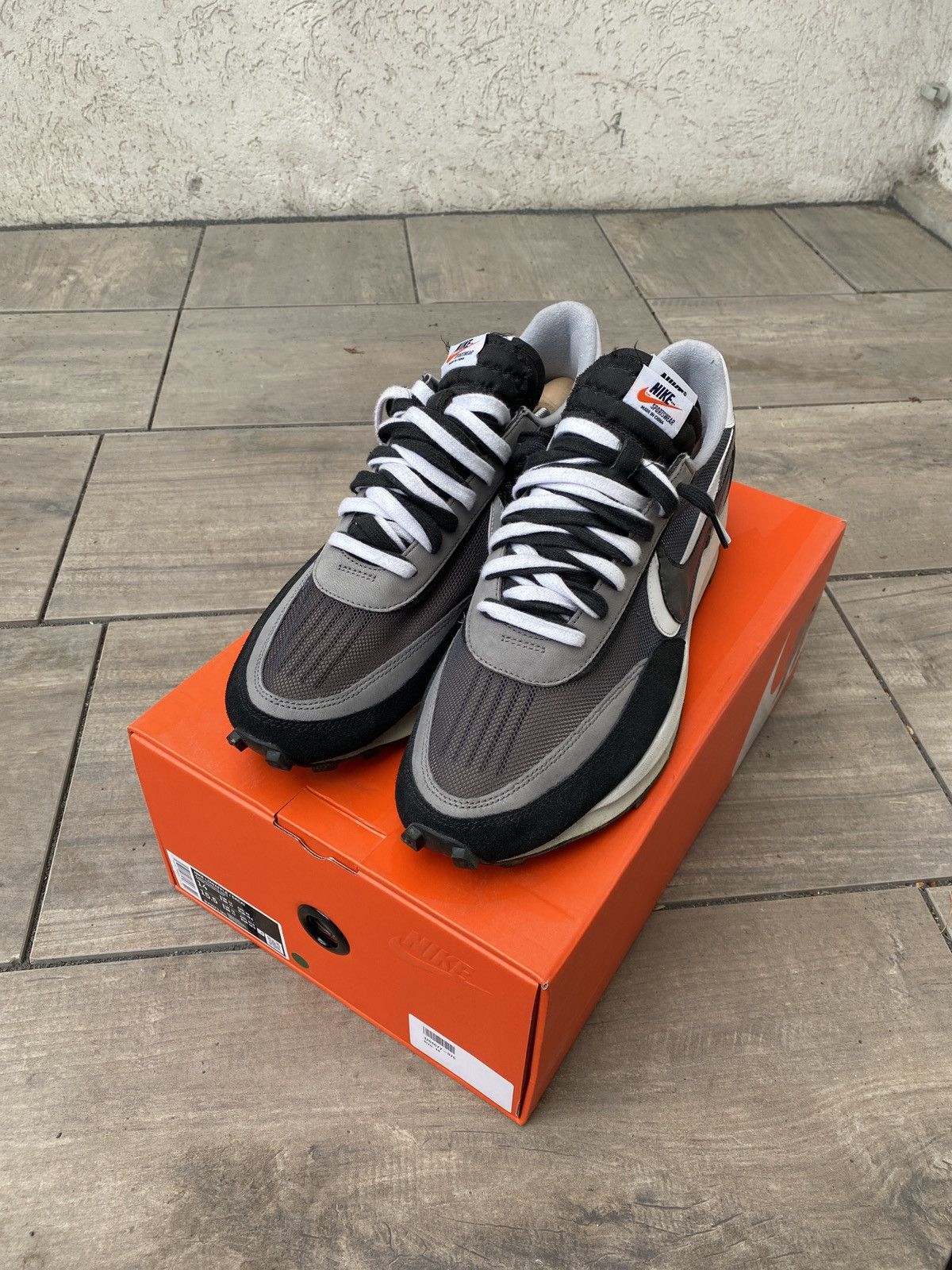 Nike × Sacai Sacai x LDV Waffle Black 2019 Size US 14 / EU 47 - 3 Thumbnail