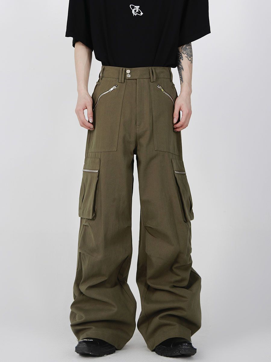 Vintage Green Japanese Cargos | Grailed