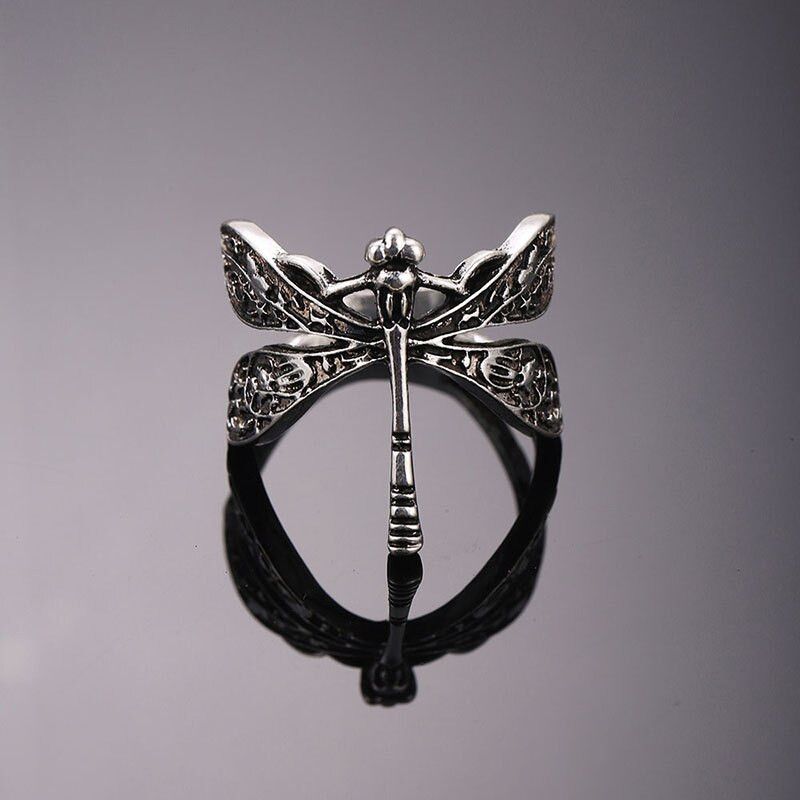 Jewelry Dragonfly Alloy Ring Size ONE SIZE - 1 Thumbnail