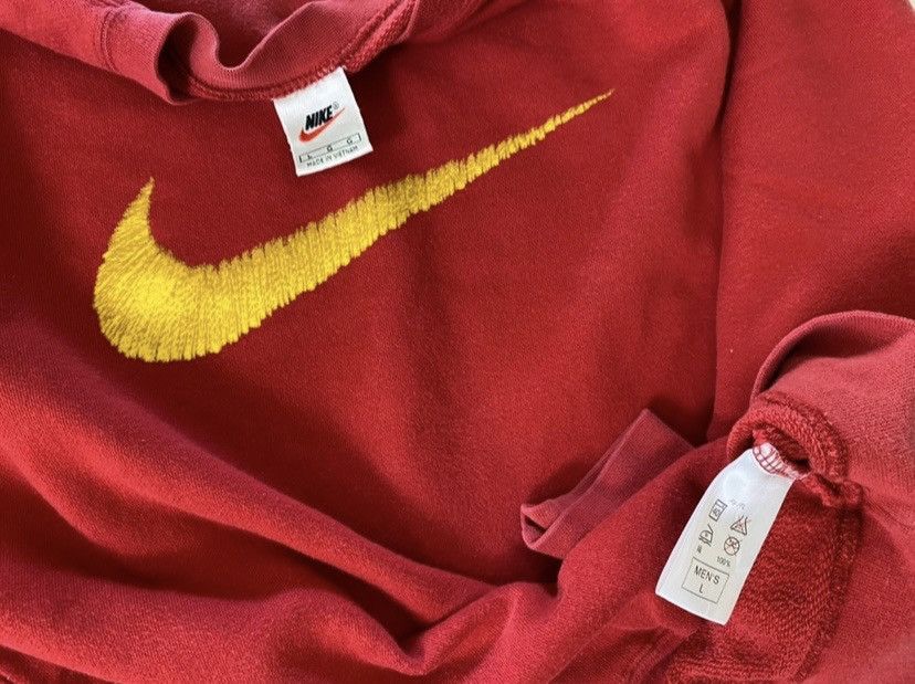 Nike × Vintage RARE‼️ VINTAGE 90s NIKE SWOOSH BIG LOGO Size US XL / EU 56 / 4 - 11 Thumbnail