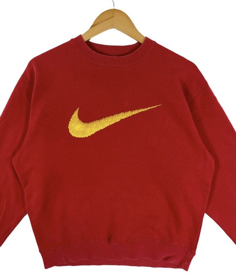 Nike × Vintage RARE‼️ VINTAGE 90s NIKE SWOOSH BIG LOGO Size US XL / EU 56 / 4 - 6 Thumbnail