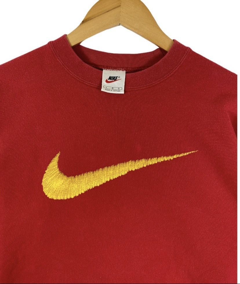 Nike × Vintage RARE‼️ VINTAGE 90s NIKE SWOOSH BIG LOGO Size US XL / EU 56 / 4 - 8 Thumbnail