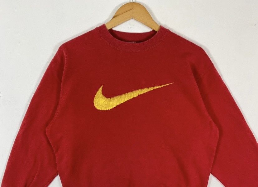 Nike × Vintage RARE‼️ VINTAGE 90s NIKE SWOOSH BIG LOGO Size US XL / EU 56 / 4 - 5 Thumbnail