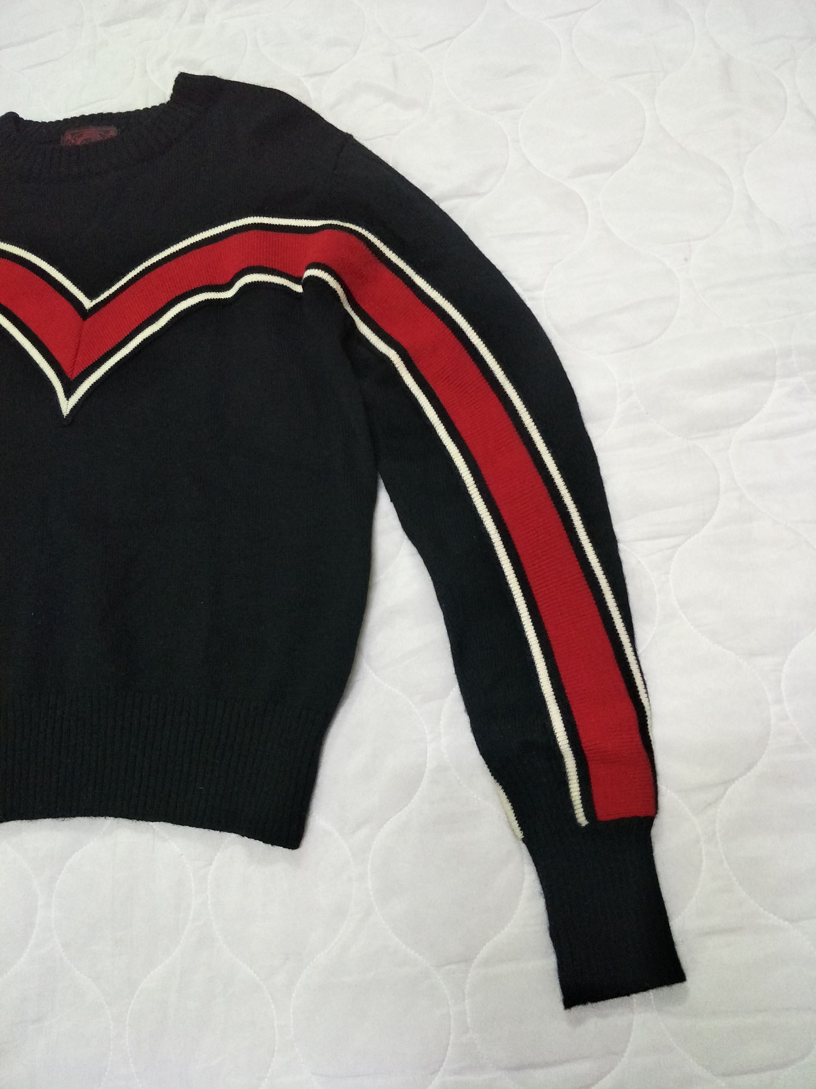 Evisu Evisu Knitted Cropped Jumper Daicock Size US M / EU 48-50 / 2 - 4 Thumbnail